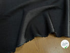DRAPERIE DE LAINE GRIS FONCÉ FIL BLEU SUR UNE LISIÈRE & DEPERLANTE - My Little Coupon