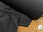 DRAPERIE DE LAINE GRIS FONCÉ ULTRA STRETCH & DEPERLANTE FILS MULTICOLORES SUR UNE LISIÈRE - My Little Coupon