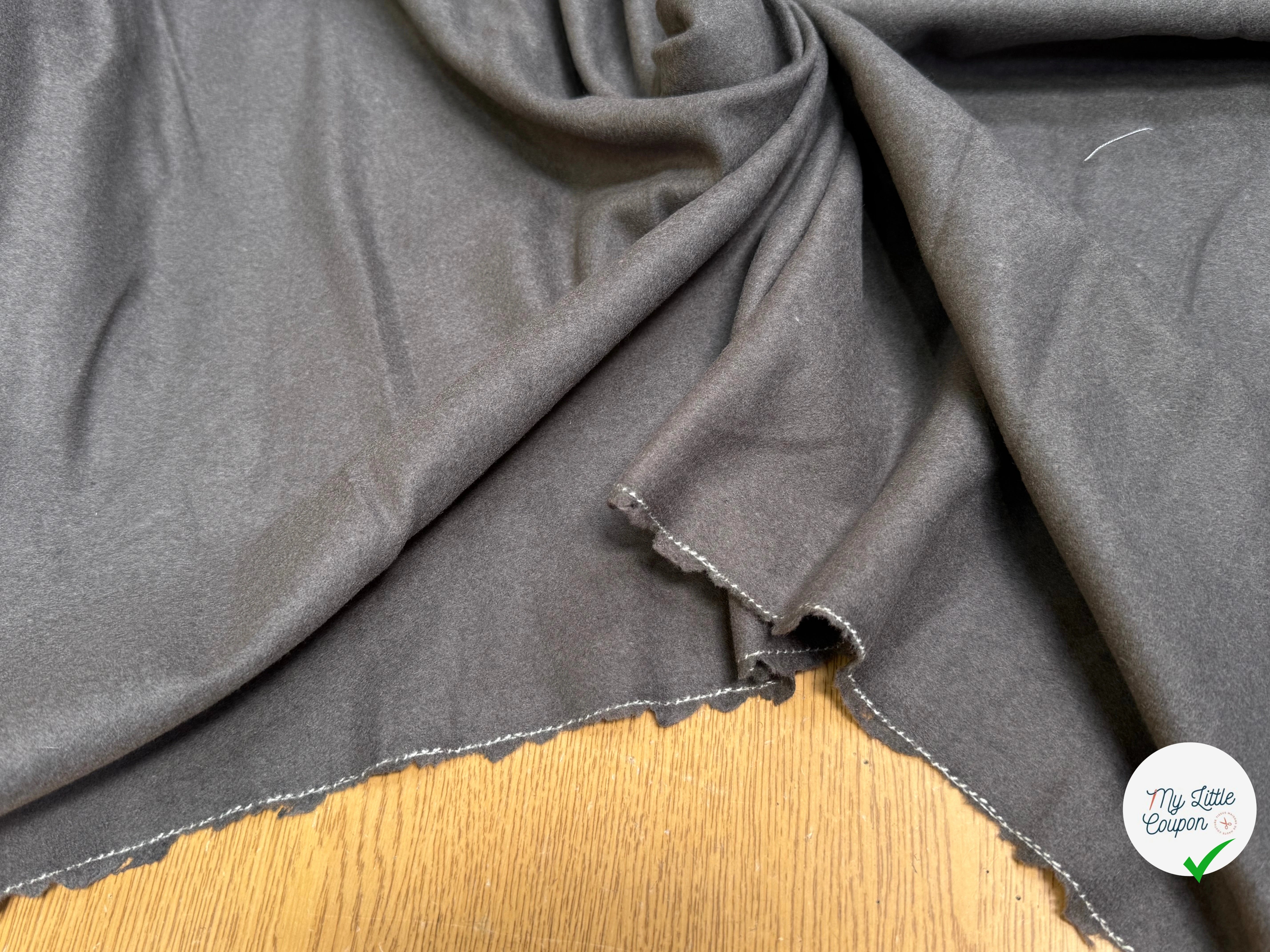 DRAPERIE DE LAINE GRIS MARRONNÉ - My Little Coupon