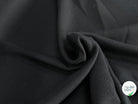 DRAPERIE DE LAINE LOURDE SERGÉE ENDROIT GRATTÉ NOIR SUBLIMISSIME - My Little Coupon