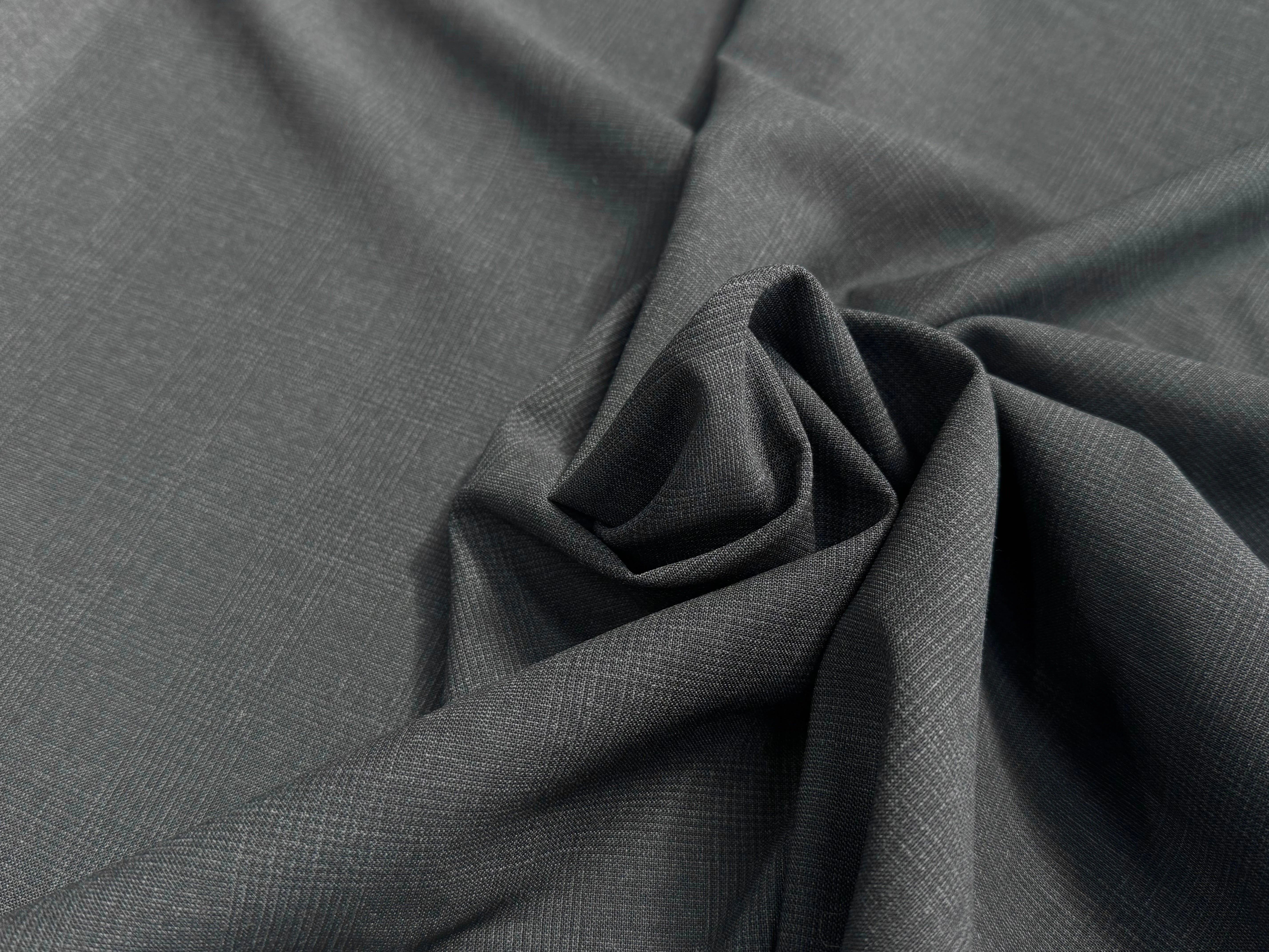 DRAPERIE DE LAINE STRETCH À CARREAUX GRIS NOIR - My Little Coupon