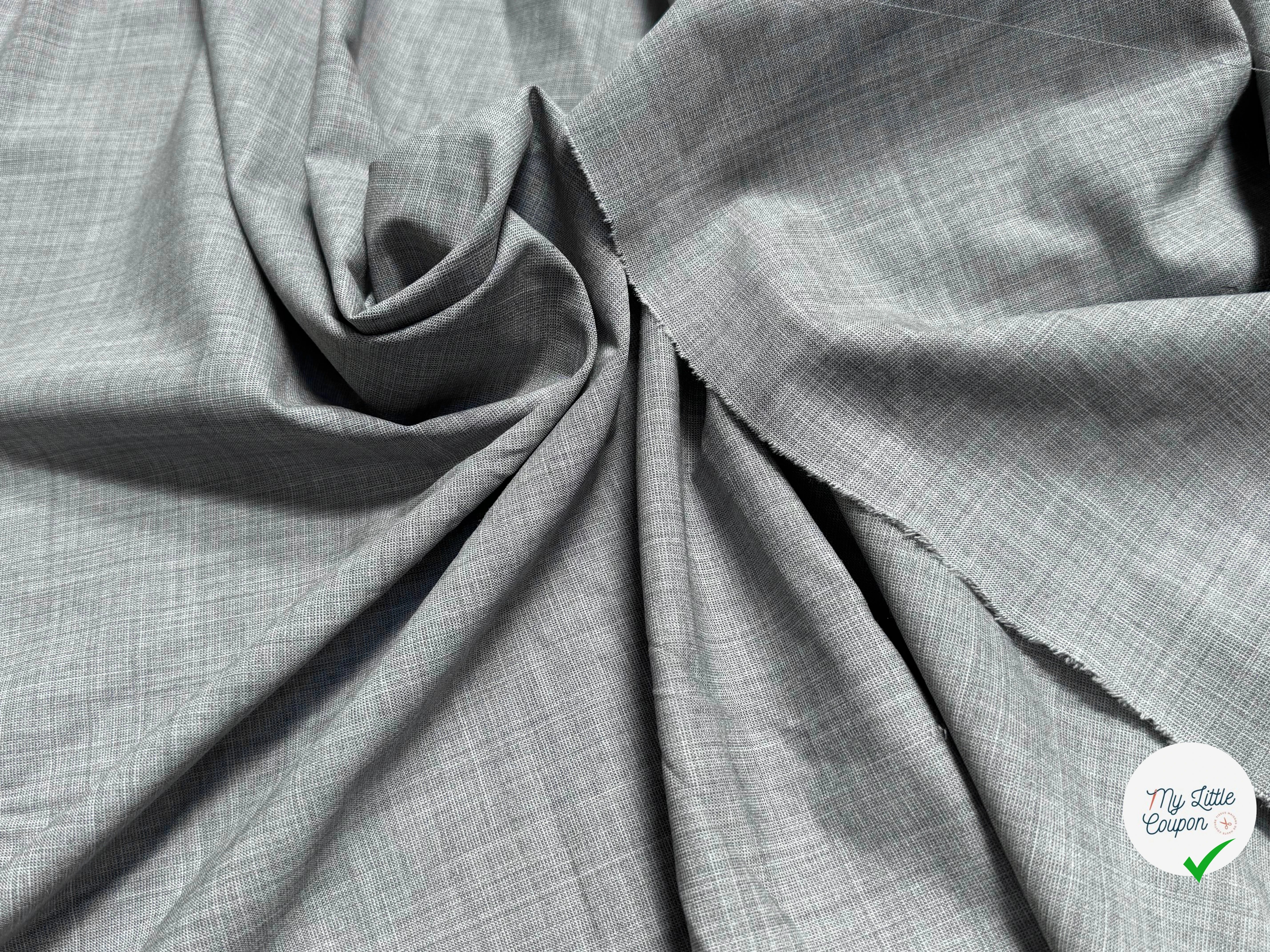 DRAPERIE DE LAINE STRETCH GRISE PRESTIGE - My Little Coupon