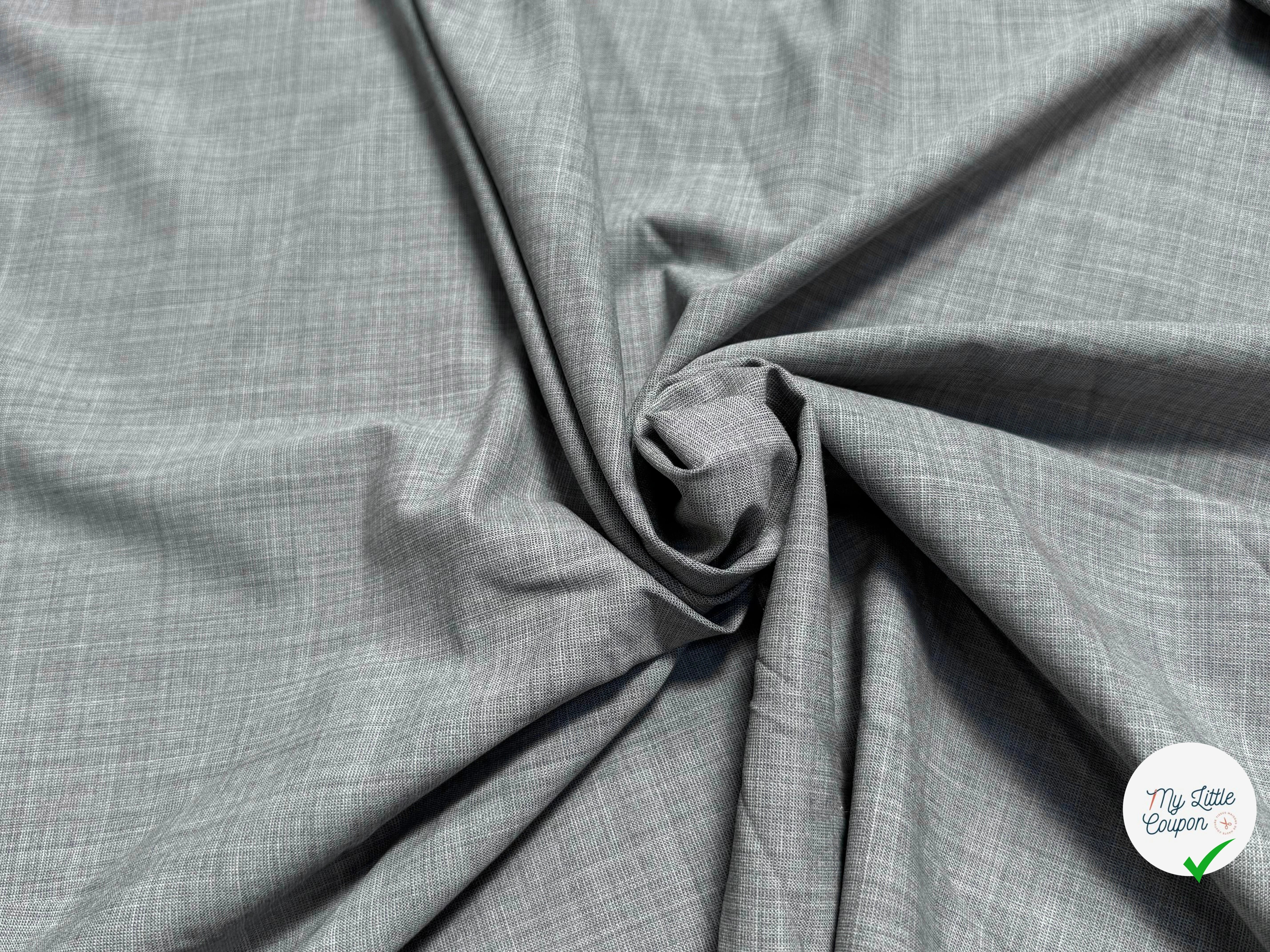 DRAPERIE DE LAINE STRETCH GRISE PRESTIGE - My Little Coupon
