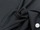 DRAPERIE DE LAINE STRETCH LÉGÈREMENT STRIÉE NOIR TRÈS BELLE TENUE - My Little Coupon