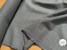 DRAPERIE DE LAINE STRETCH PIED DE POULE BLANC NOIR - My Little Coupon