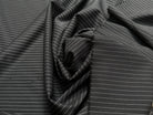 DRAPERIE DE LAINE STRETCH RAYURES TENNIS NOIR - My Little Coupon