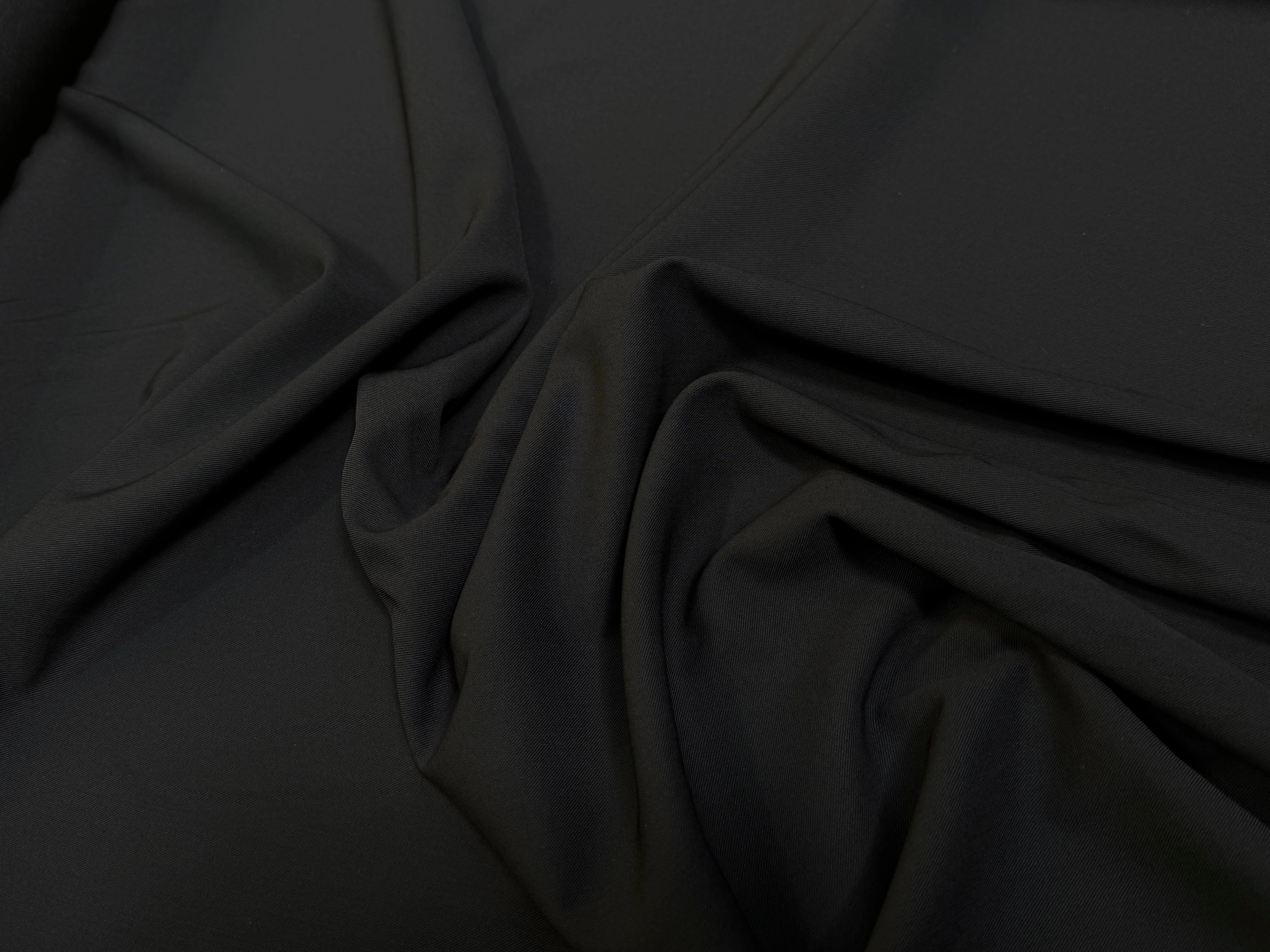 DRAPERIE DE LAINE STRETCH SUBLIME NOIR 96% LAINE - My Little Coupon