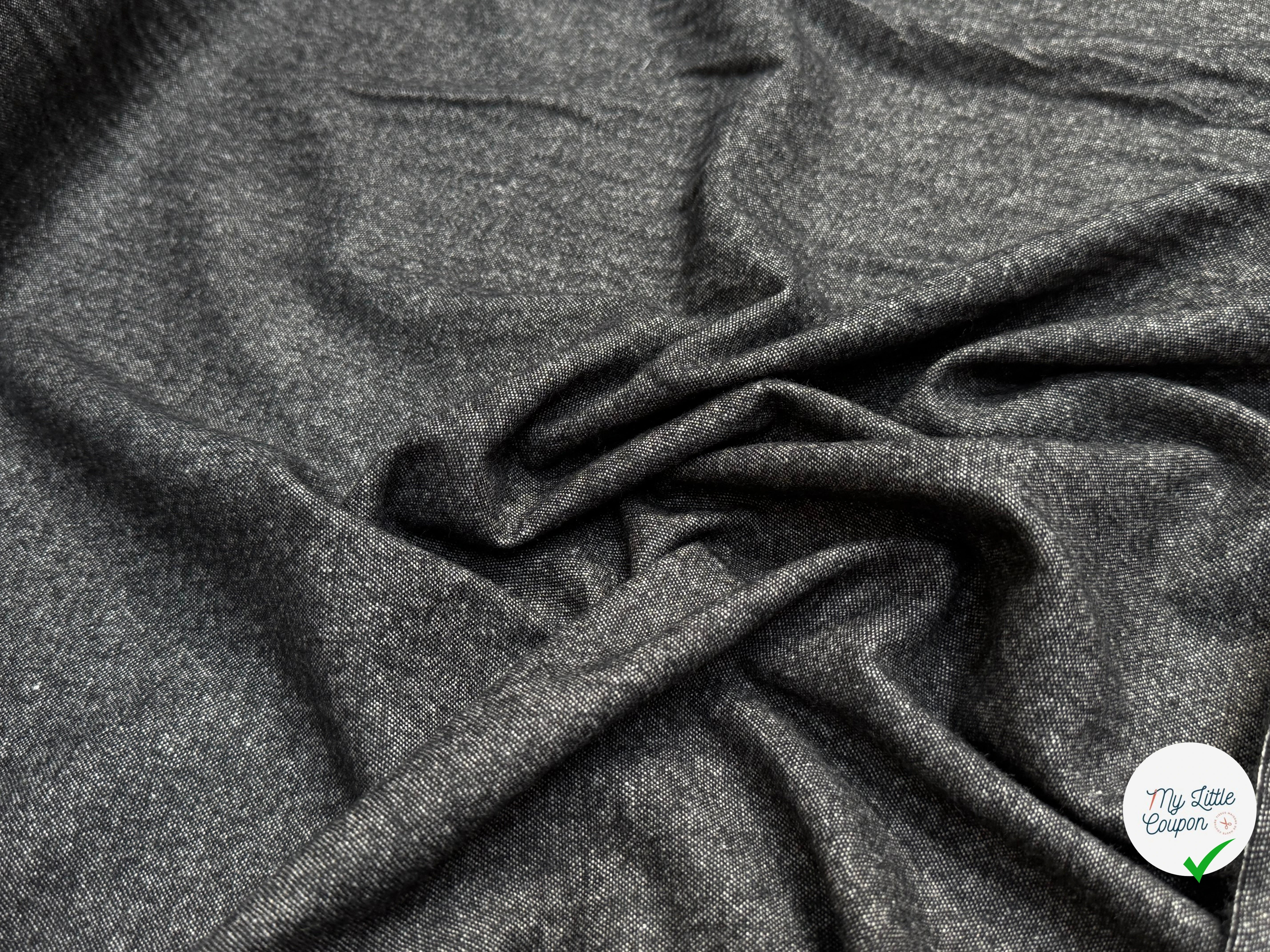 DRAPERIE DE LAINE TOUCHER DOUX 80% LAINE GRIS CHINÉ - My Little Coupon