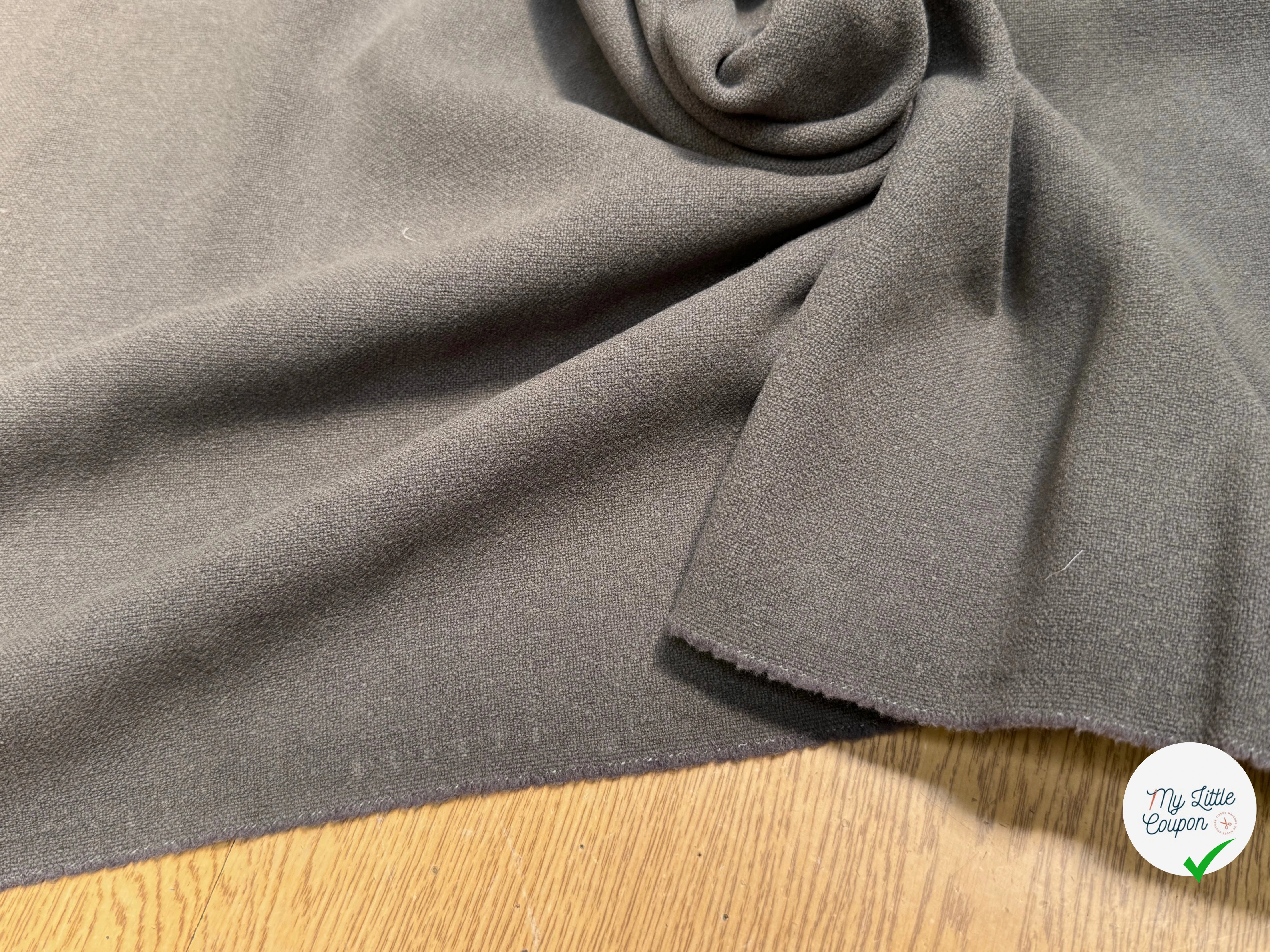 DRAPERIE DE LAINE TRÈS BELLE TENUE GRIS FONCÉ - My Little Coupon