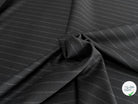 DRAPERIE DE LAINE TRÈS BELLE TENUE NOIR À RAYURES - My Little Coupon
