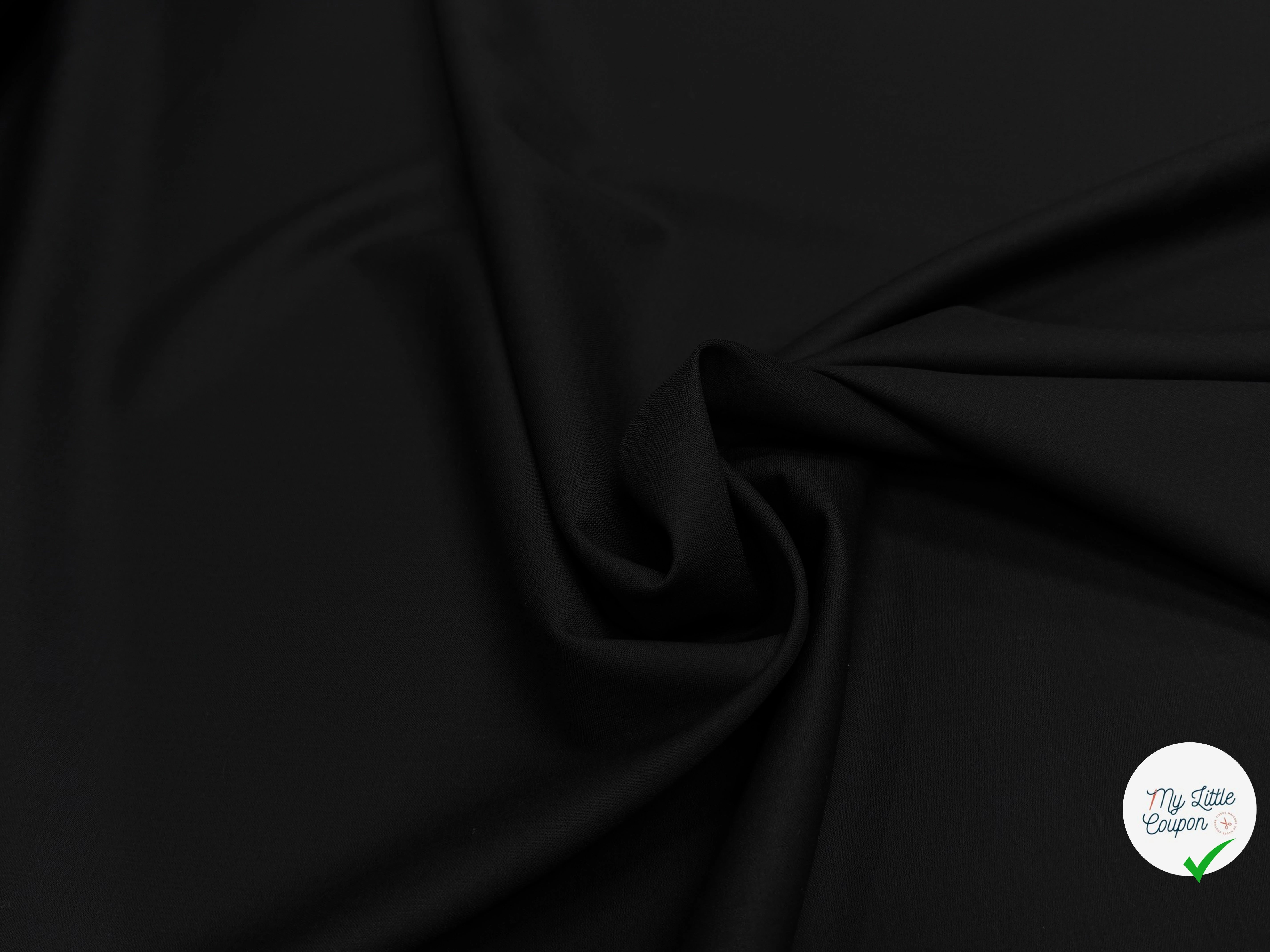 DRAPERIE DE LAINE TRÈS BELLE TENUE NOIR ULTRA BELLE - My Little Coupon