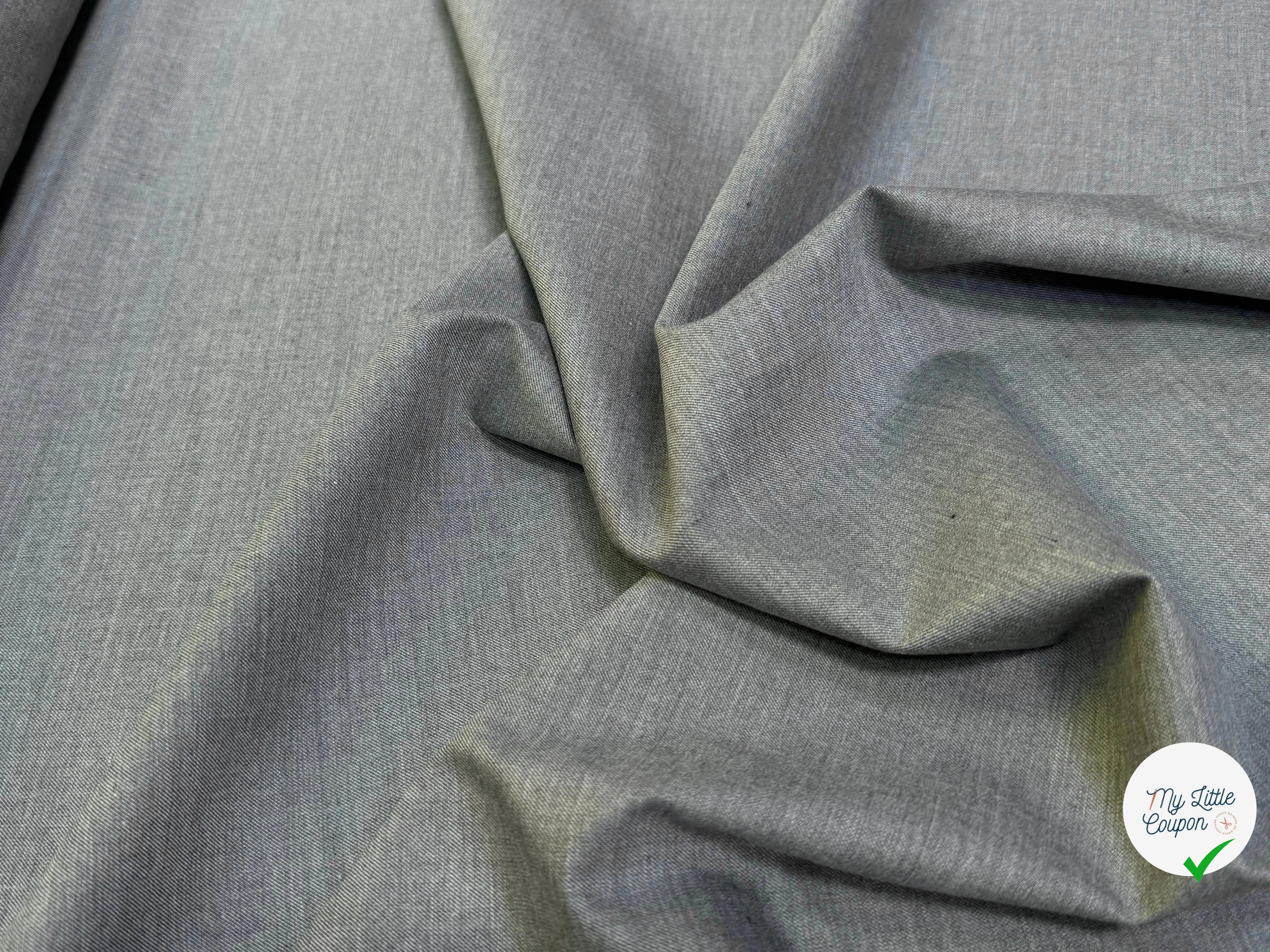 DRAPERIE DE LAINE ULTRA BELLE GRIS CHINÉ STRETCH TOUCHER DOUX - My Little Coupon