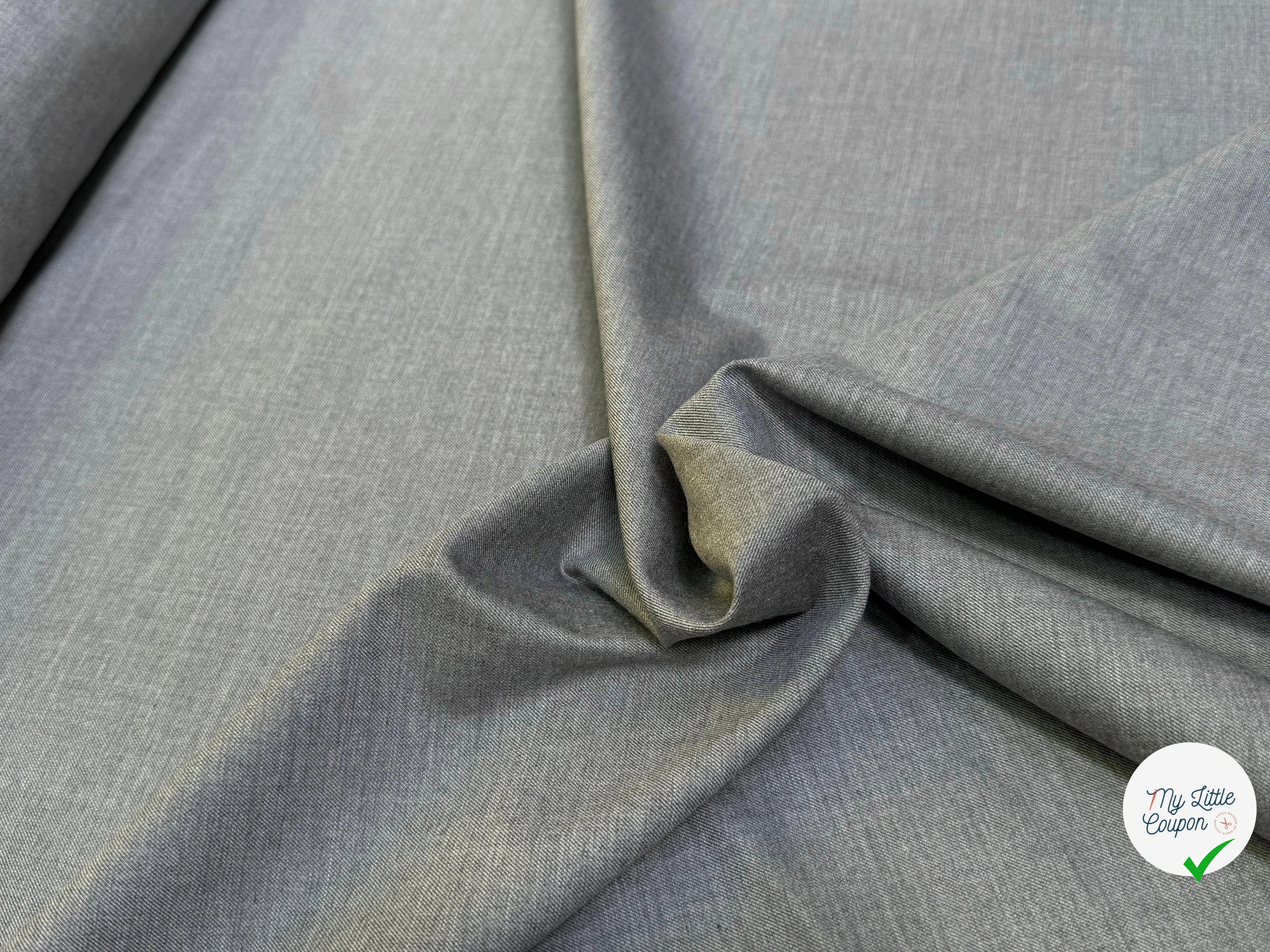 DRAPERIE DE LAINE ULTRA BELLE GRIS CHINÉ STRETCH TOUCHER DOUX - My Little Coupon