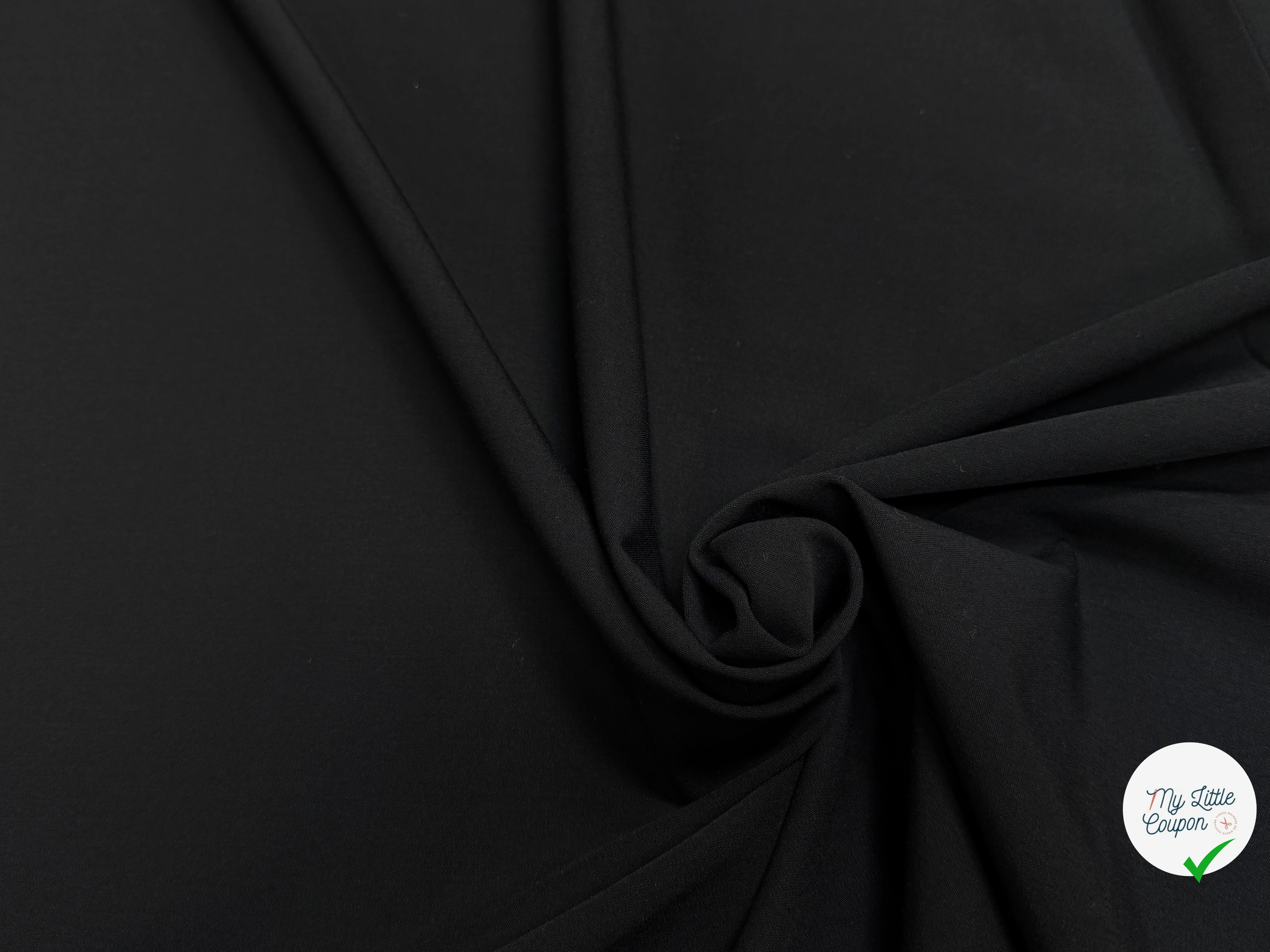 DRAPERIE DE LAINE ULTRA STRETCH HAUT DE GAMME NOIR - My Little Coupon
