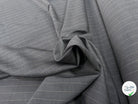 DRAPERIE DE LAINE VIERGE GRIS ANTHRACITE FINES RAYURES JAUNES MADE IN ITALY - My Little Coupon