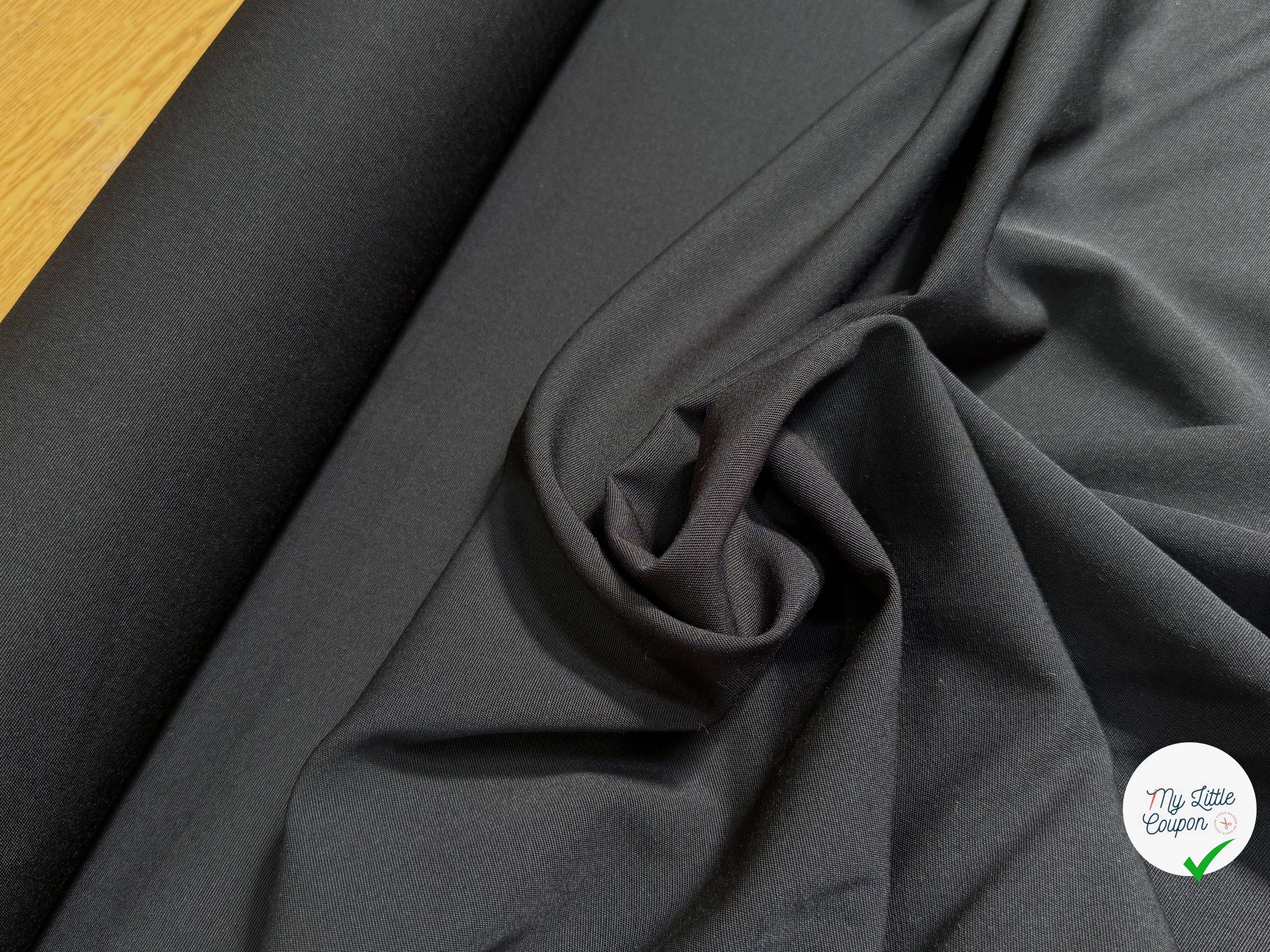 DRAPERIE ÉLÉGANTE NOIR TOMBÉ REMARQUABLE - My Little Coupon
