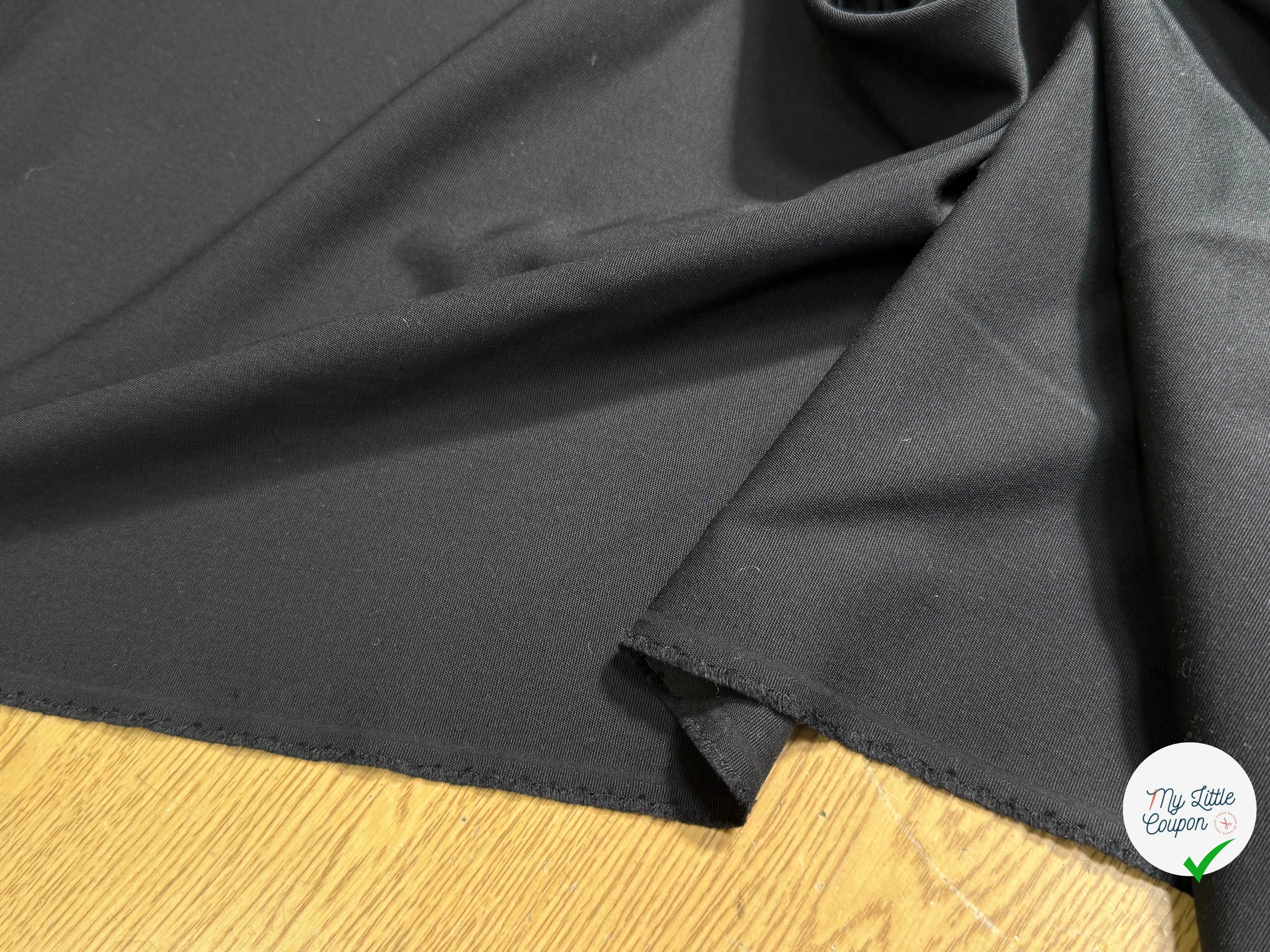 DRAPERIE ÉLÉGANTE NOIR TOMBÉ REMARQUABLE - My Little Coupon