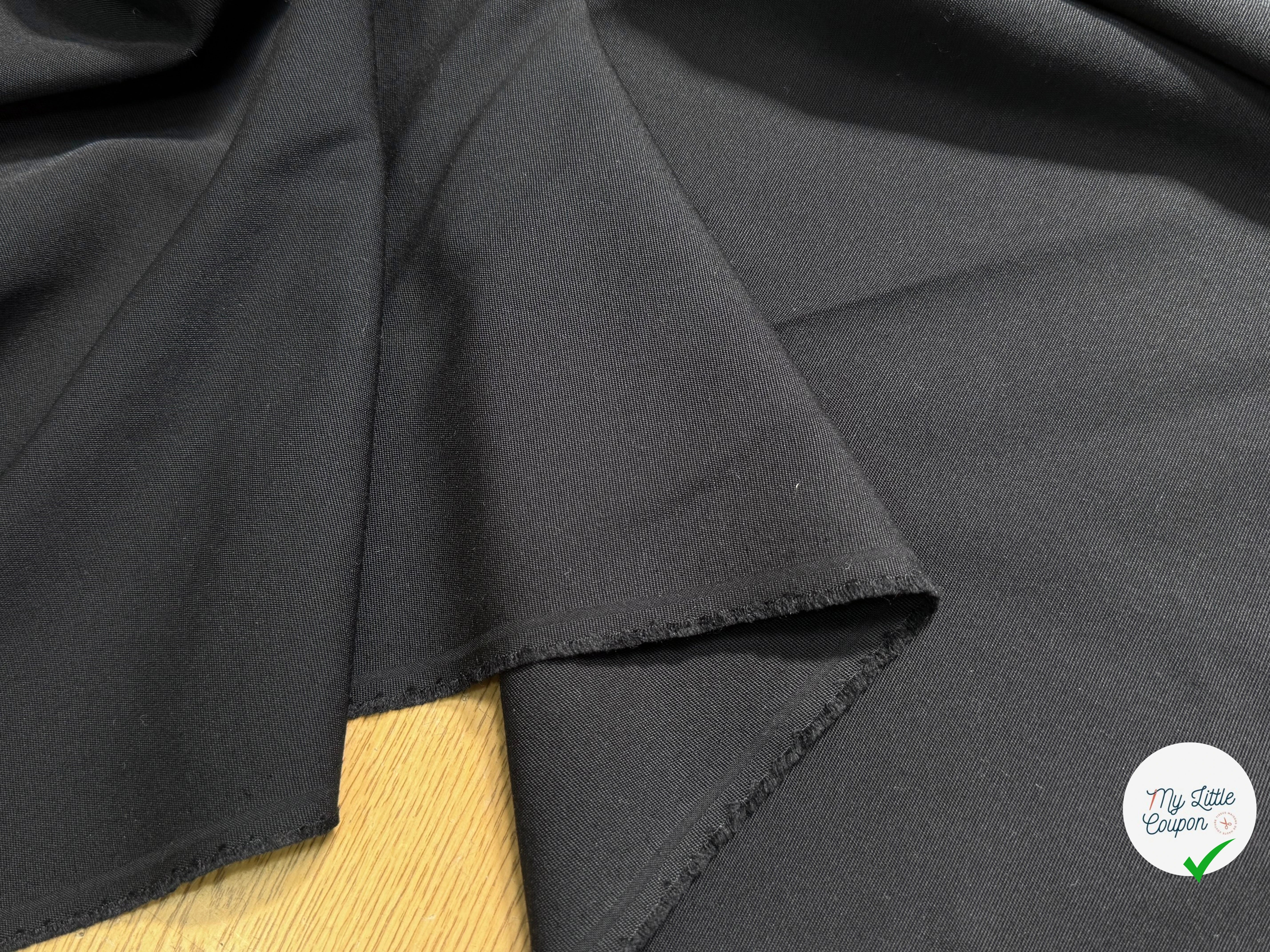 DRAPERIE ÉLÉGANTE NOIR TOMBÉ REMARQUABLE - My Little Coupon