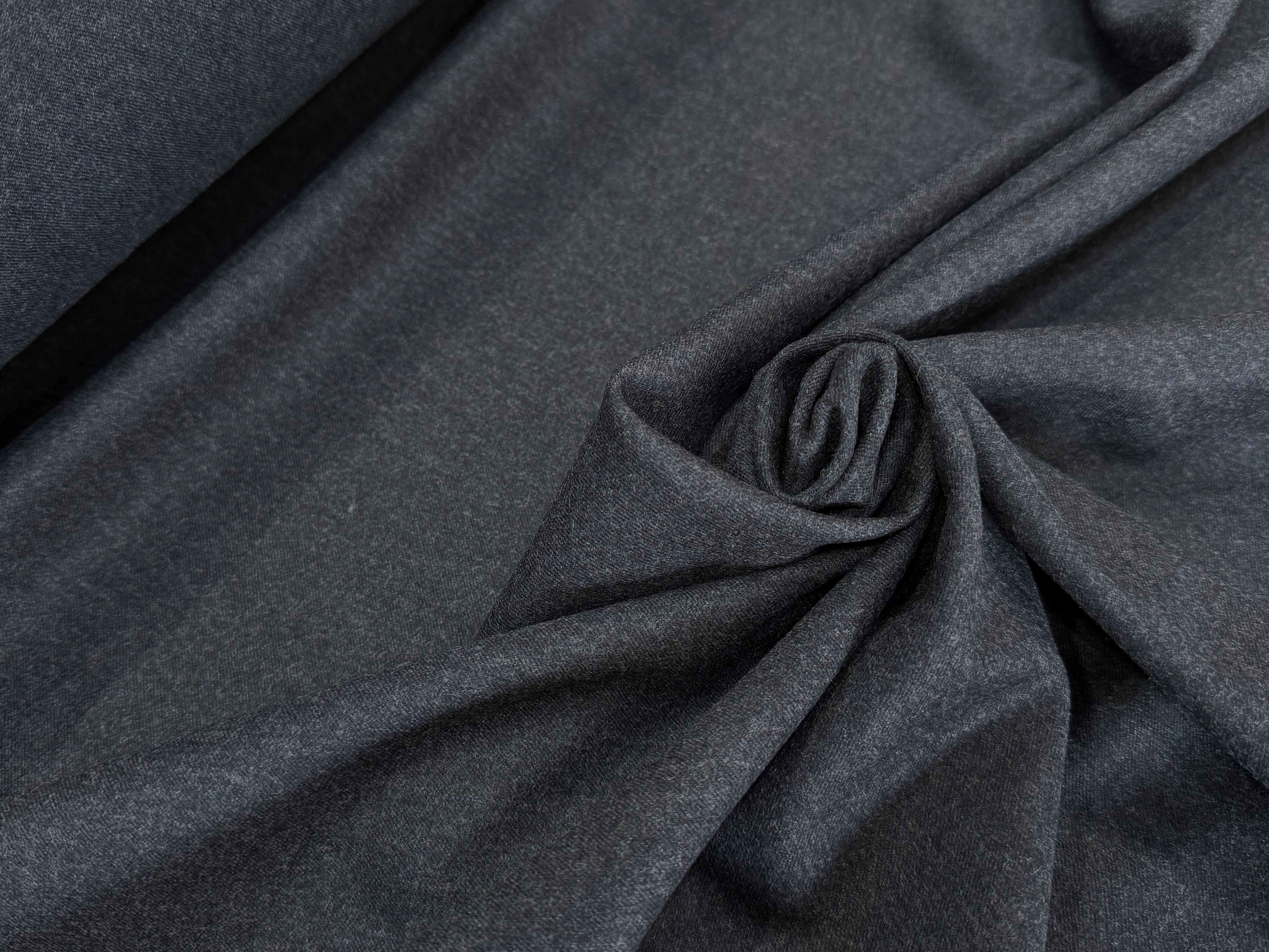 DRAPERIE FLANELLE DE LAINE ULTRA BELLE ET STRETCH GRIS 96% WV - My Little Coupon