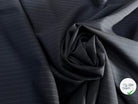 DRAPERIE LAINE FINES RAYURES BLEU MARINE STRETCH DEPERLANTE - My Little Coupon