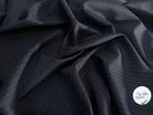 DRAPERIE LAINE FINES RAYURES BLEU MARINE STRETCH DEPERLANTE - My Little Coupon