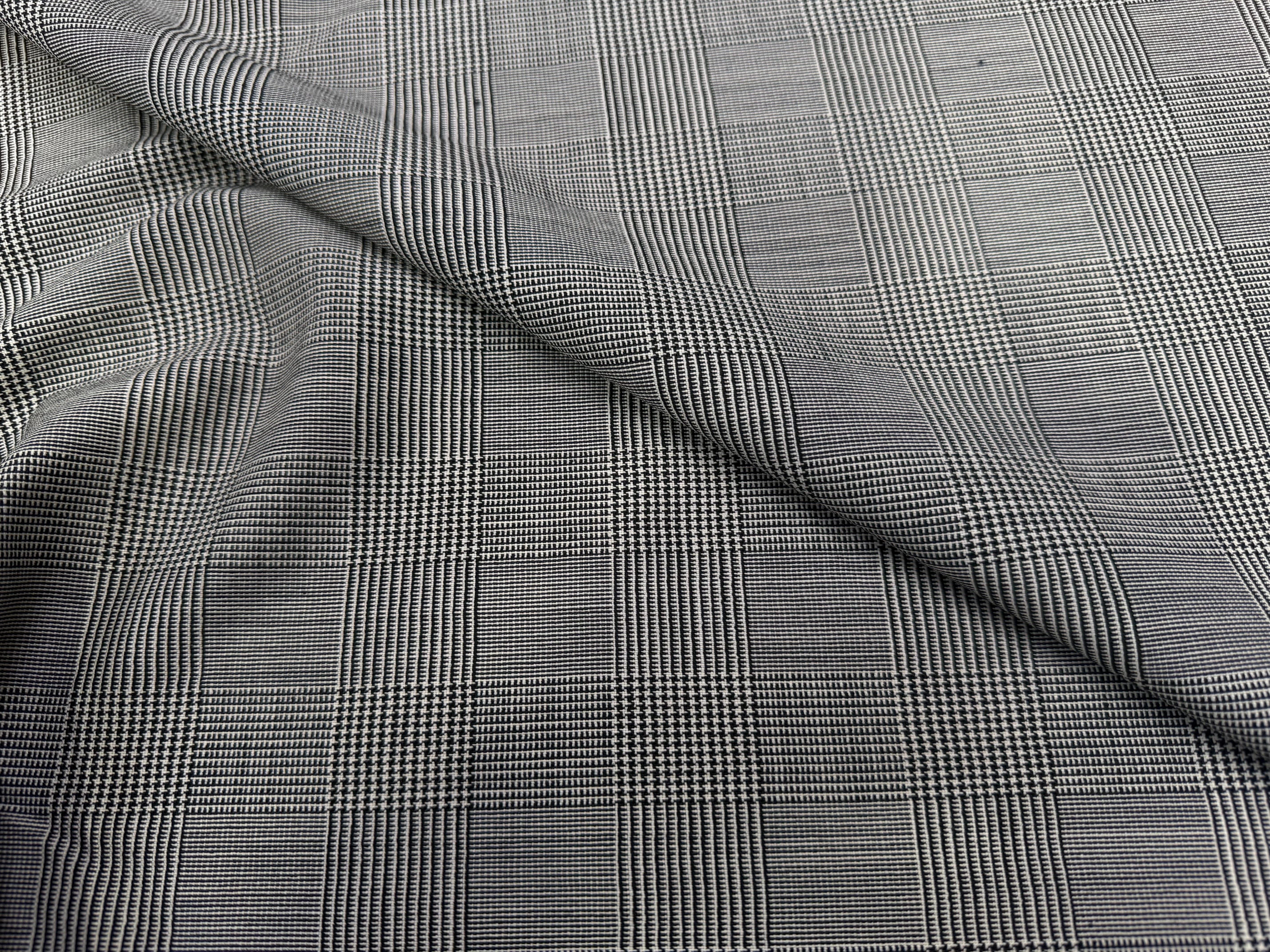 DRAPERIE LAINE MI SAISON CHIC PRINCE DE GALLES STRETCH - My Little Coupon