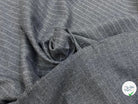 DRAPERIE LOURDE POLYVISCOSE RAYURES BLANCHES EFFET DUVTEUX - My Little Coupon