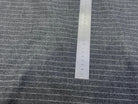 DRAPERIE LOURDE POLYVISCOSE RAYURES BLANCHES EFFET DUVTEUX - My Little Coupon