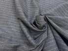 DRAPERIE LOURDE POLYVISCOSE RAYURES BLANCHES EFFET DUVTEUX - My Little Coupon