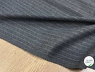 DRAPERIE LOURDE POLYVISCOSE RAYURES BLANCHES EFFET DUVTEUX - My Little Coupon