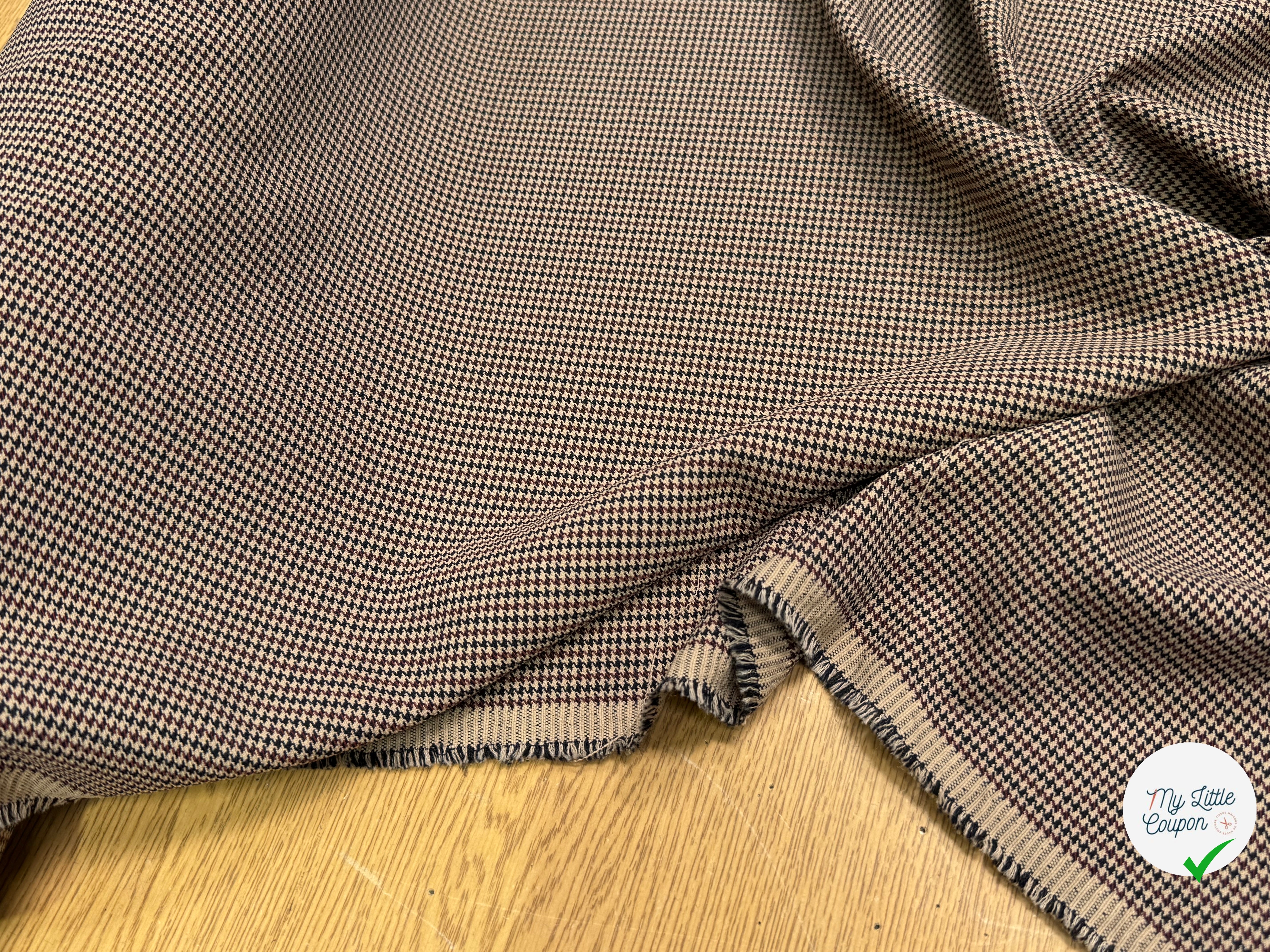 DRAPERIE PIED DE COQ MULTICO TAUPE - My Little Coupon