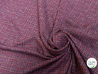DRAPERIE POLYLAINE STRETCH TENUE ÉLÉGANTE ROUGE MULTICO - My Little Coupon
