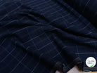 DRAPERIE SERGÉ CARREAUX NAVY - My Little Coupon