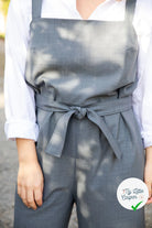 DRAPERIE SERGÉE 55% LAINE SUPER 100 GRIS CLAIR STRETCH - My Little Coupon