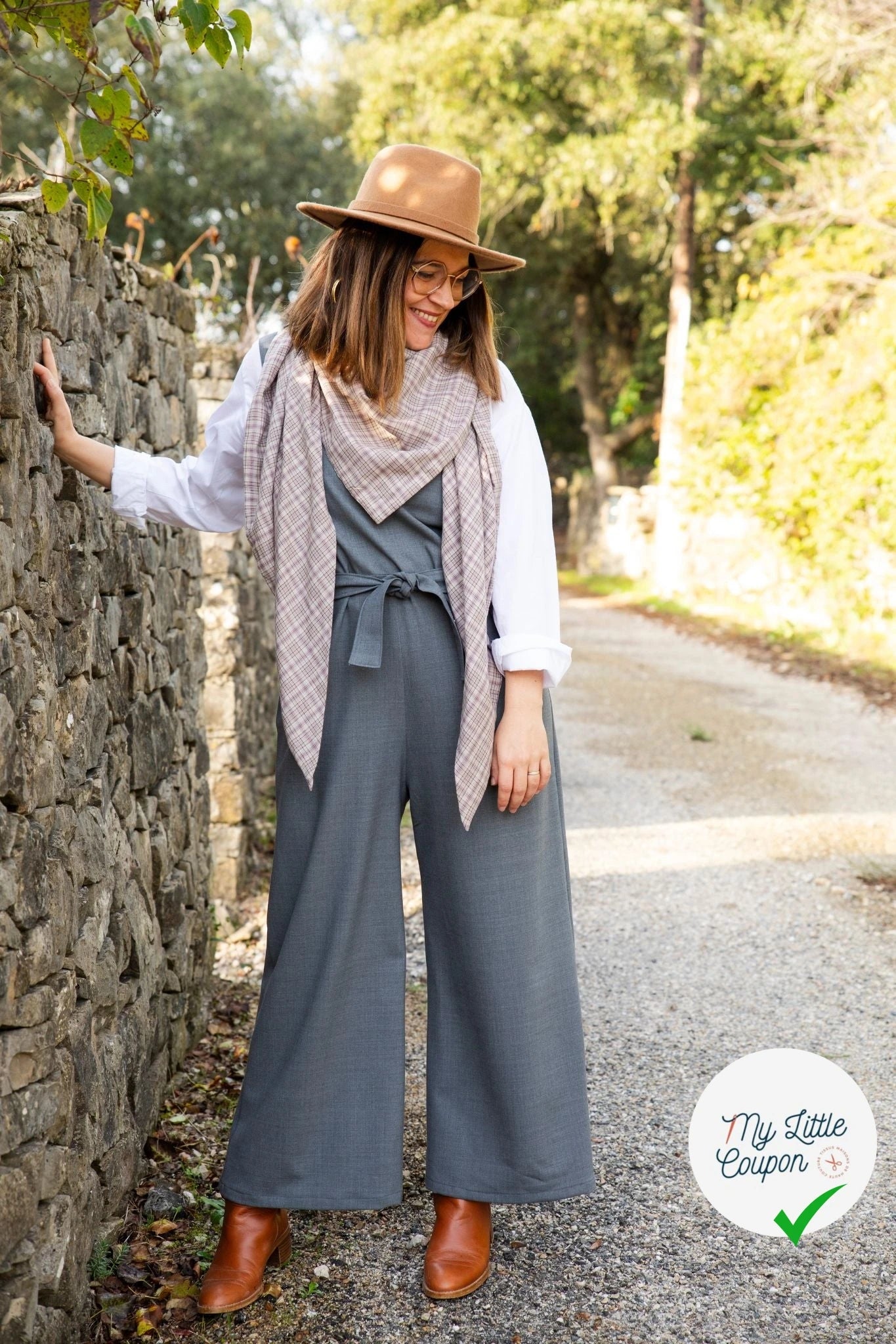 DRAPERIE SERGÉE 55% LAINE SUPER 100 GRIS CLAIR STRETCH - My Little Coupon