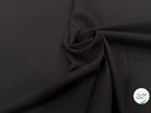 DRAPERIE SERGÉE MARRON LAINE VIERGE LÉGÈREMENT STRETCH - My Little Coupon