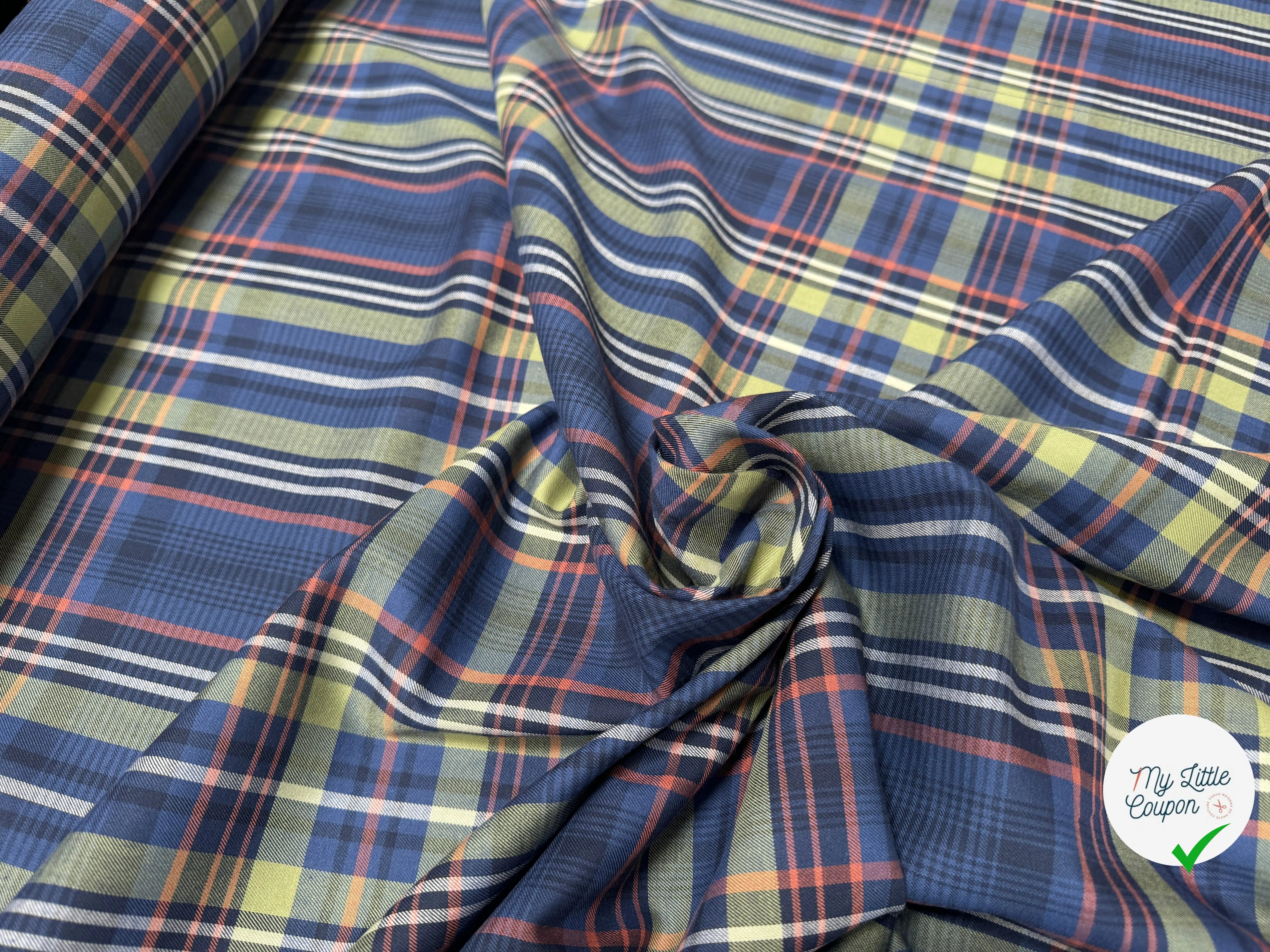 DRAPERIE SURCHEMISE SERGÉ 100% COTON - My Little Coupon