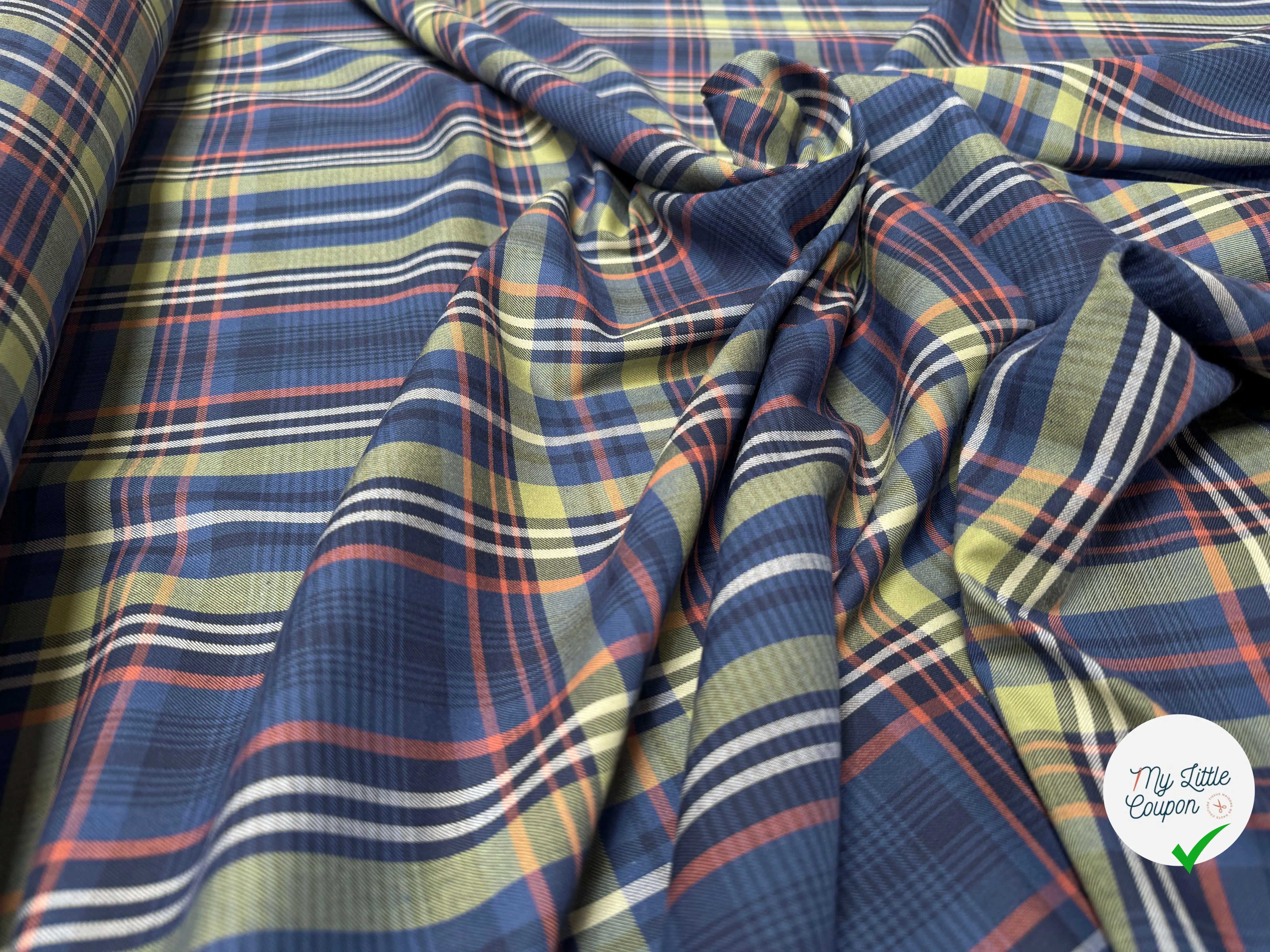 DRAPERIE SURCHEMISE SERGÉ 100% COTON - My Little Coupon