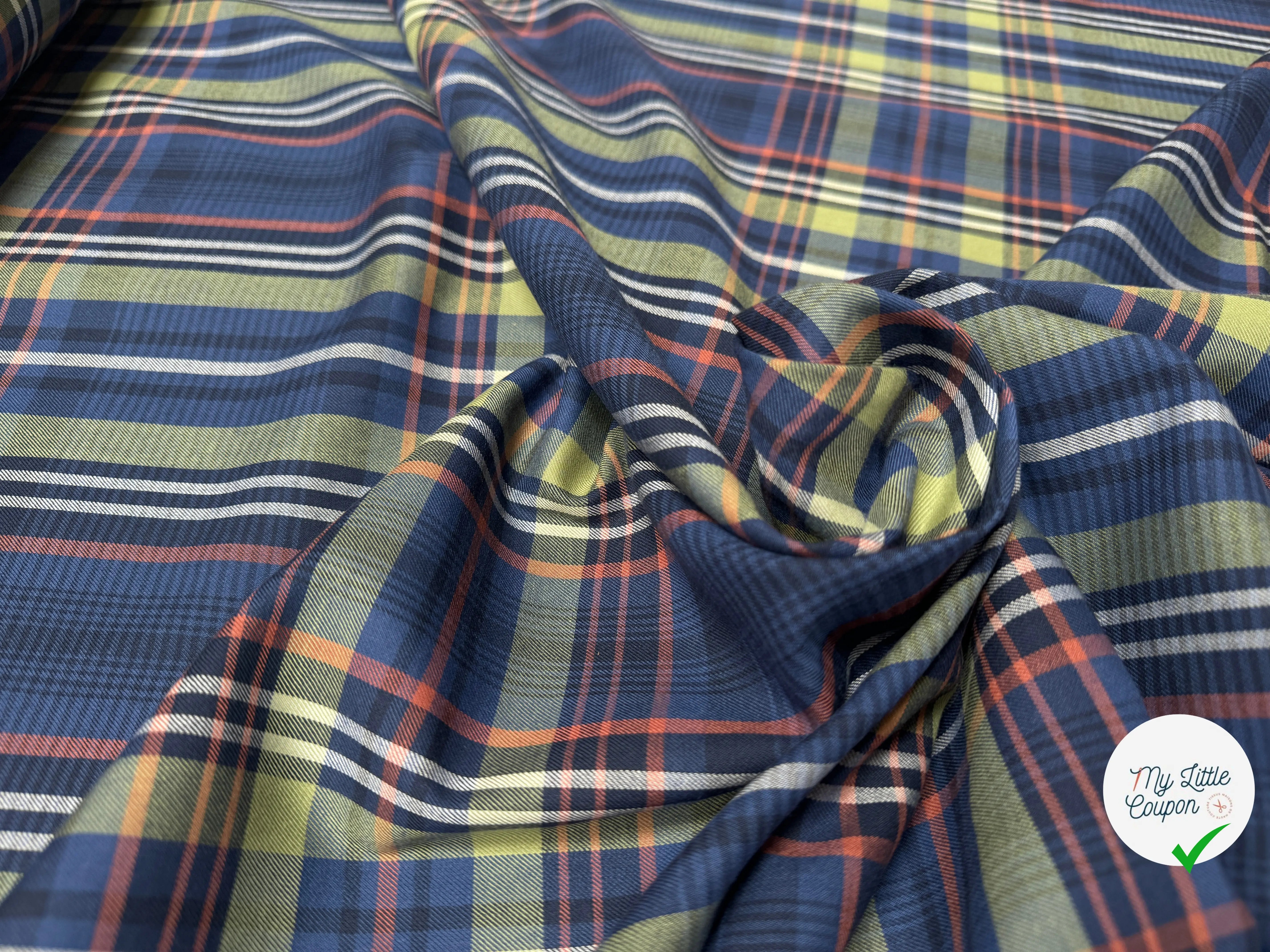 DRAPERIE SURCHEMISE SERGÉ 100% COTON - My Little Coupon