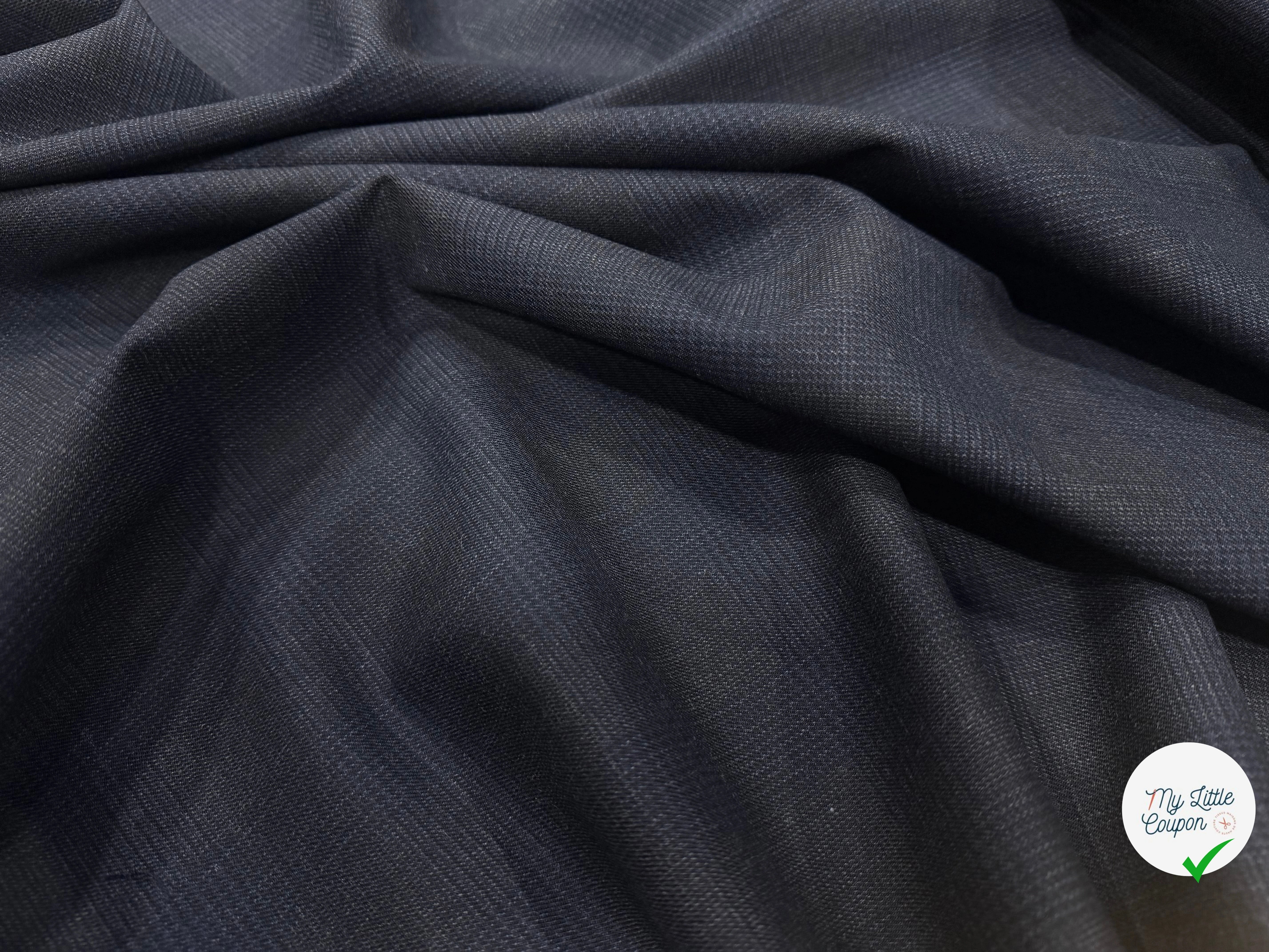 DRAPERIE ULTRA STRETCH CARREAUX GRIS FONCÉ - My Little Coupon