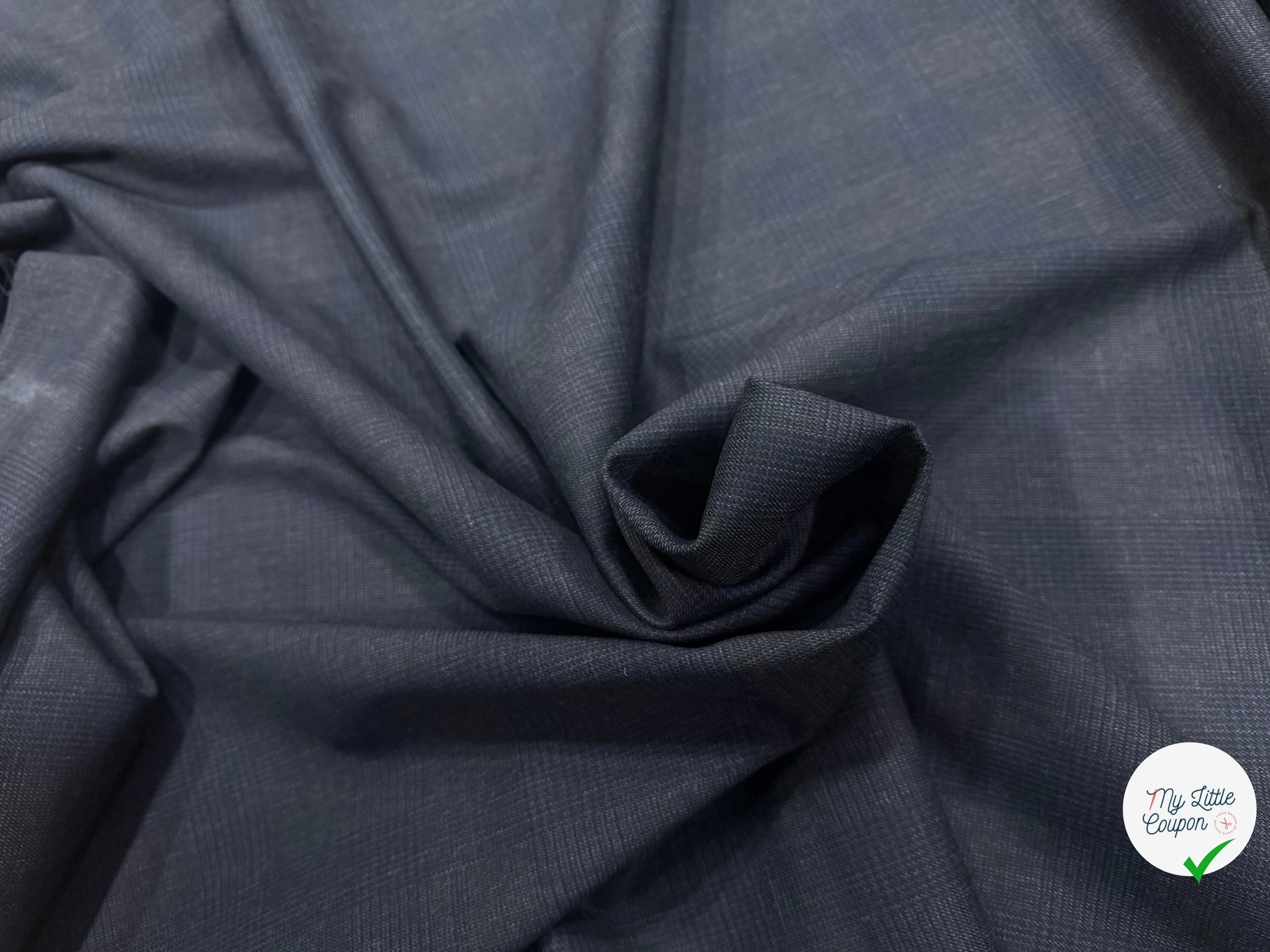 DRAPERIE ULTRA STRETCH CARREAUX GRIS FONCÉ - My Little Coupon