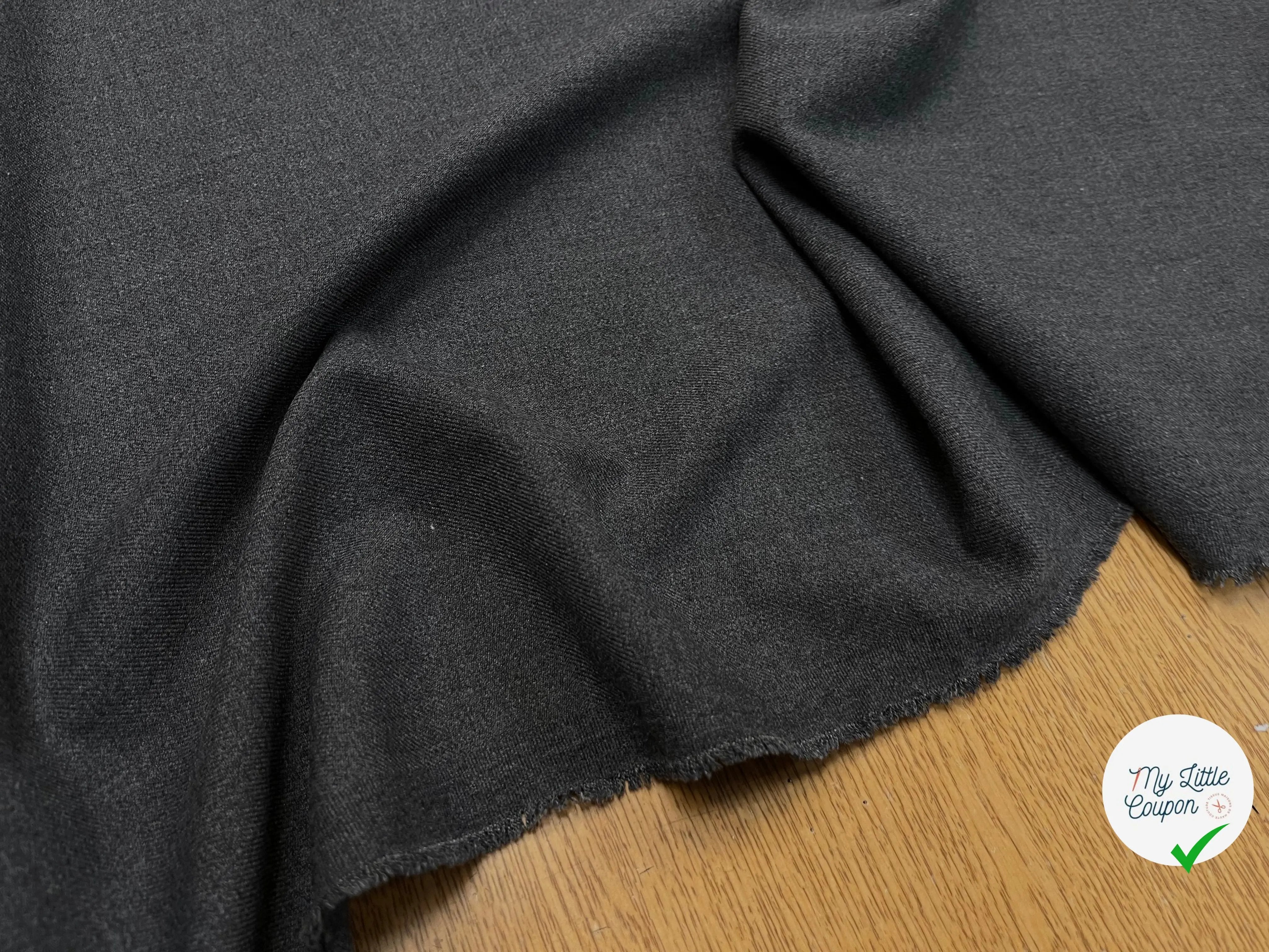 DRAPPERIE GRISE CLAIR POLYVISCOSE OWENS CHINÉ - My Little Coupon