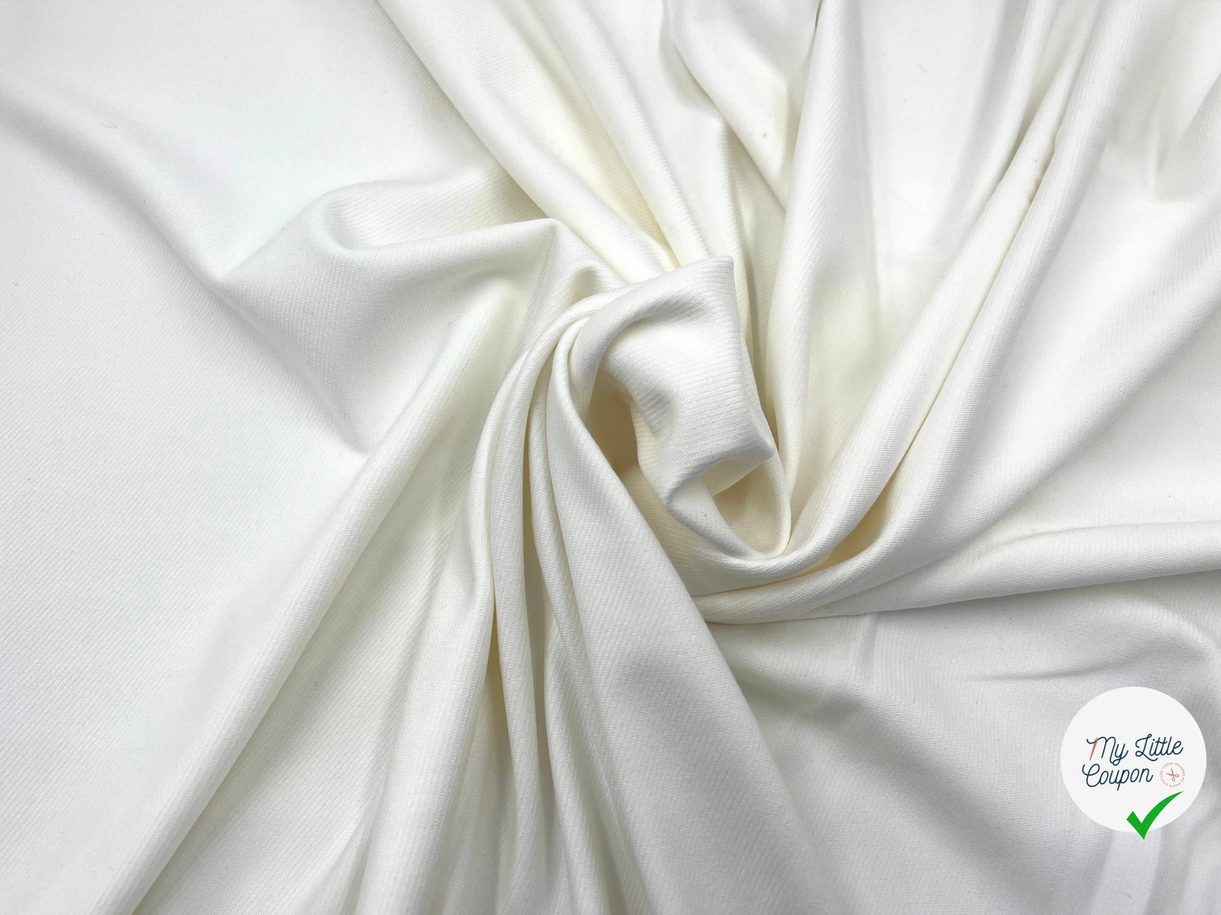 DRILL BLANC STRETCH TECHNIQUE - My Little Coupon - tissu - coudre