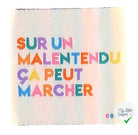 ÉTIQUETTE À COUDRE TISSÉES BOHIN - "SUR UN MALENTENDU..." - My Little Coupon