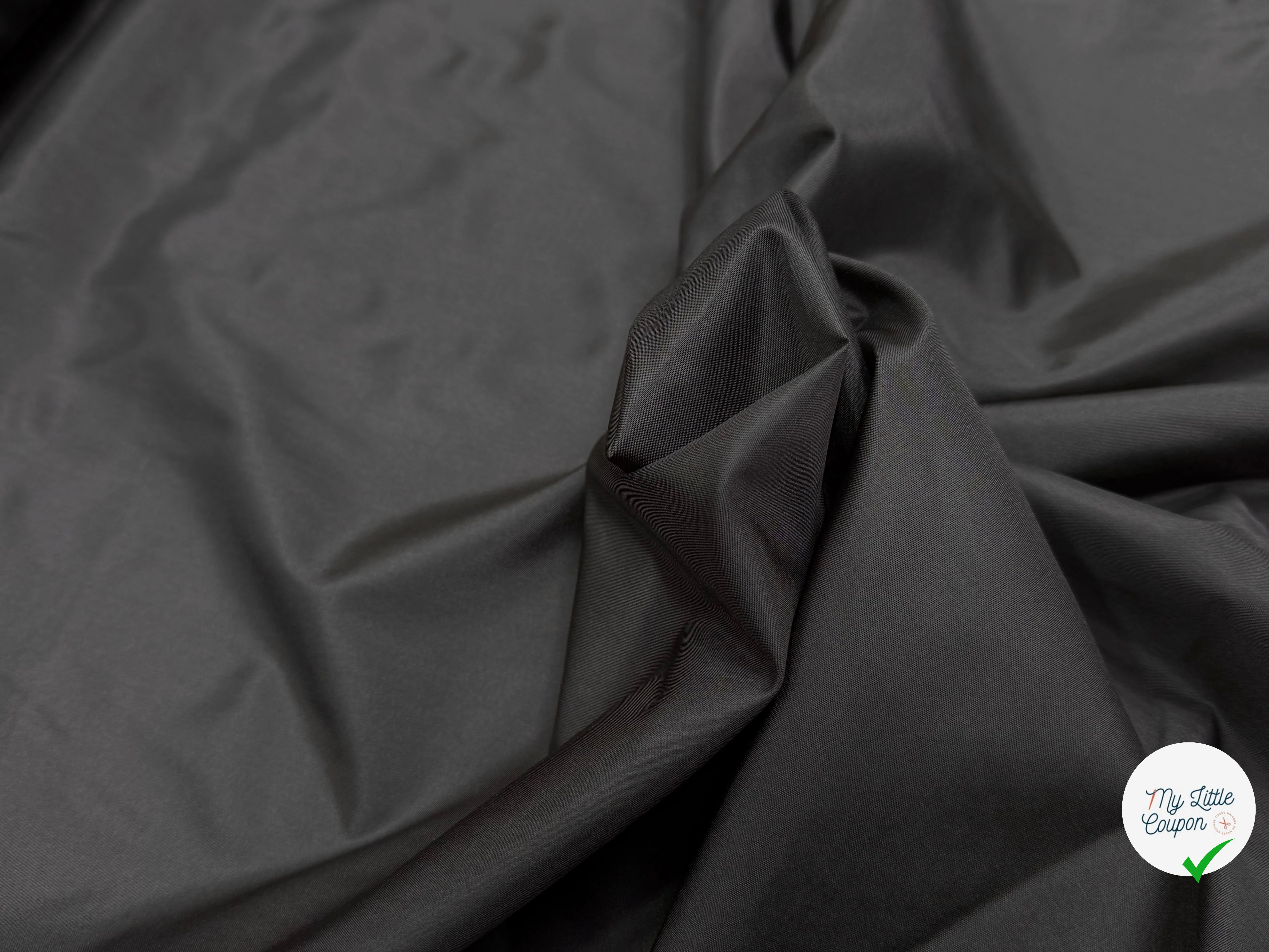 FAILLE DE SOIE MARRON PRESQUE NOIR100% SOIE - My Little Coupon