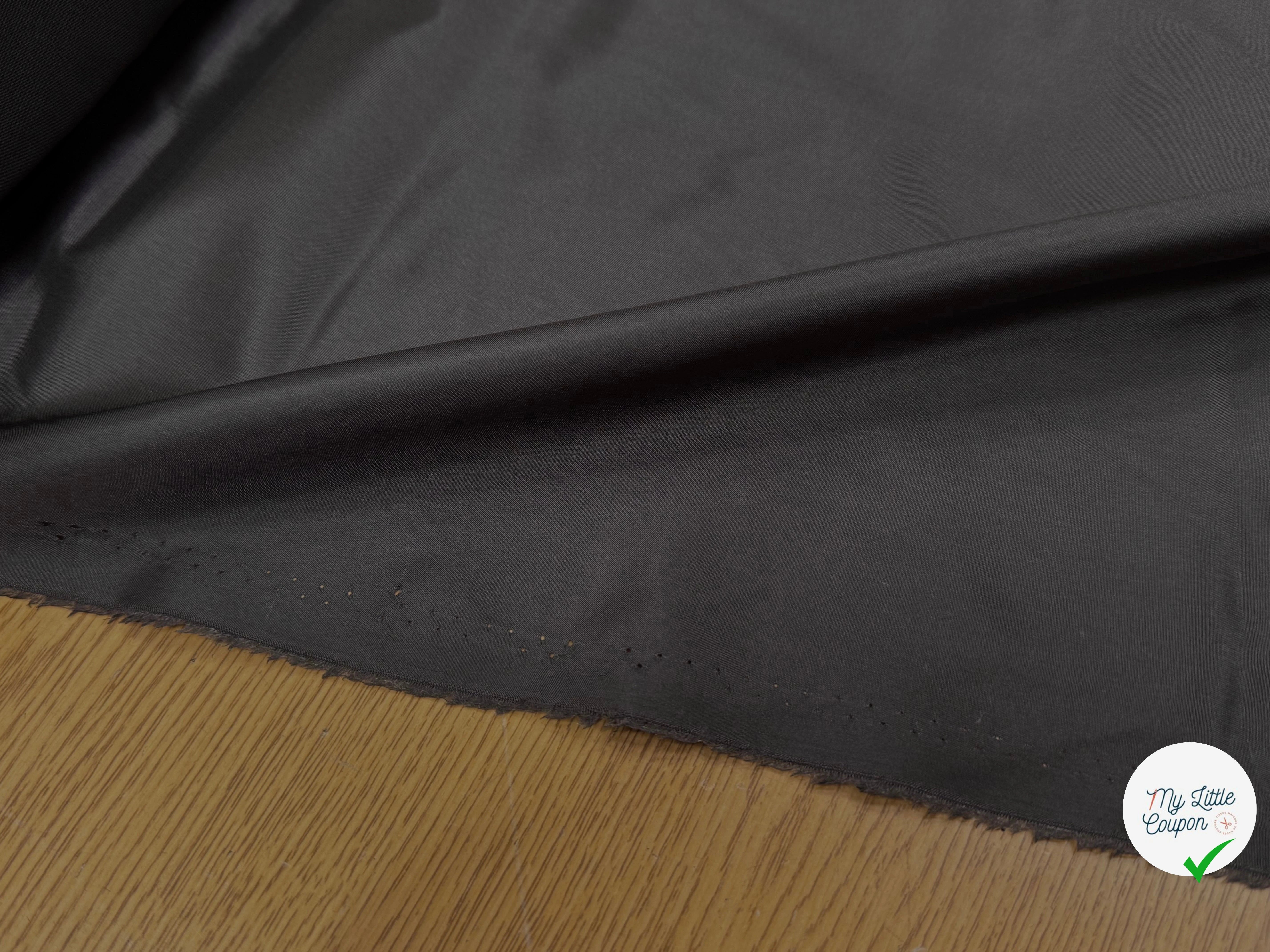 FAILLE DE SOIE MARRON PRESQUE NOIR100% SOIE - My Little Coupon