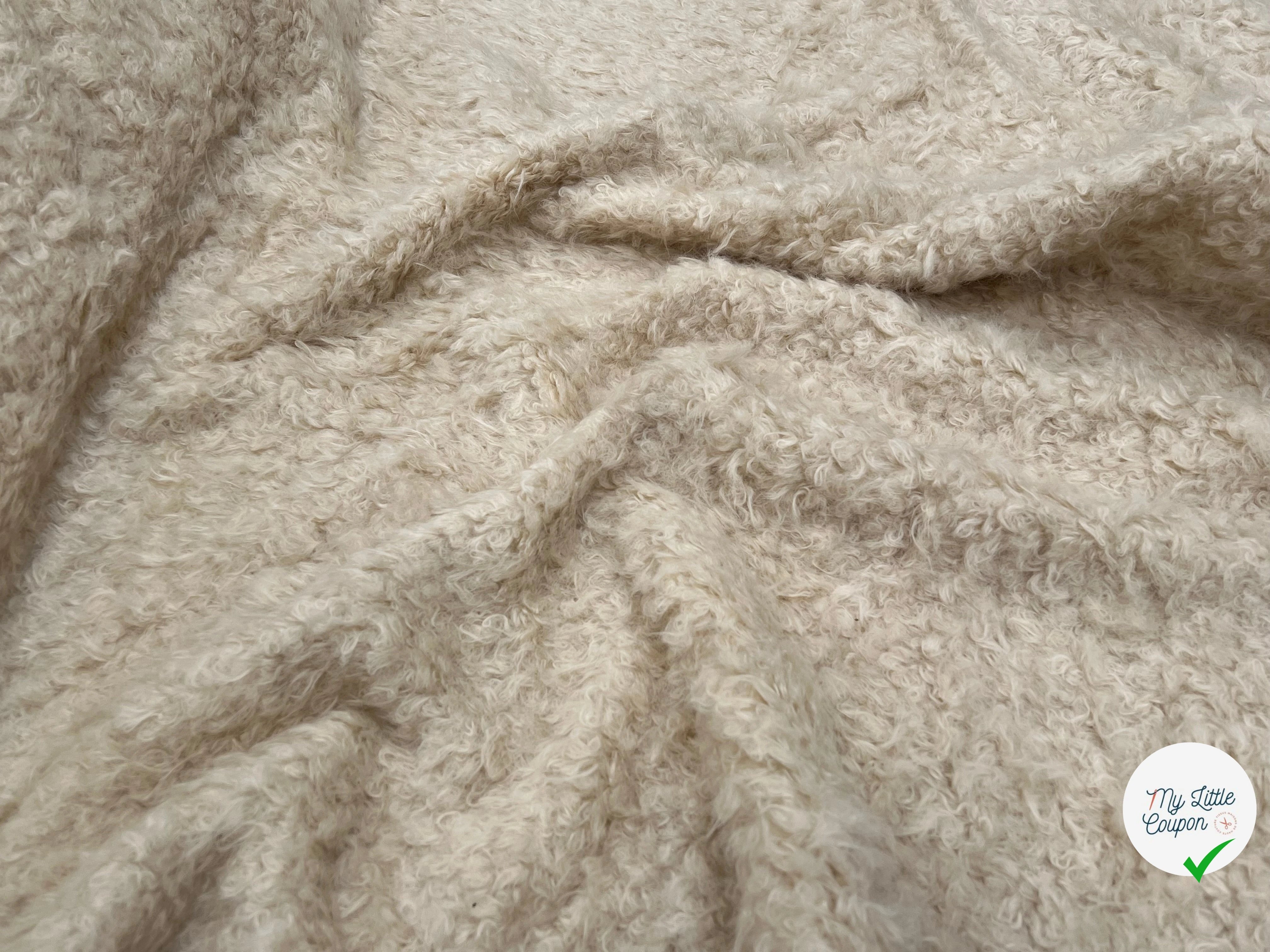 FAUSSE FOURRURE ÉCRU 140CM - My Little Coupon