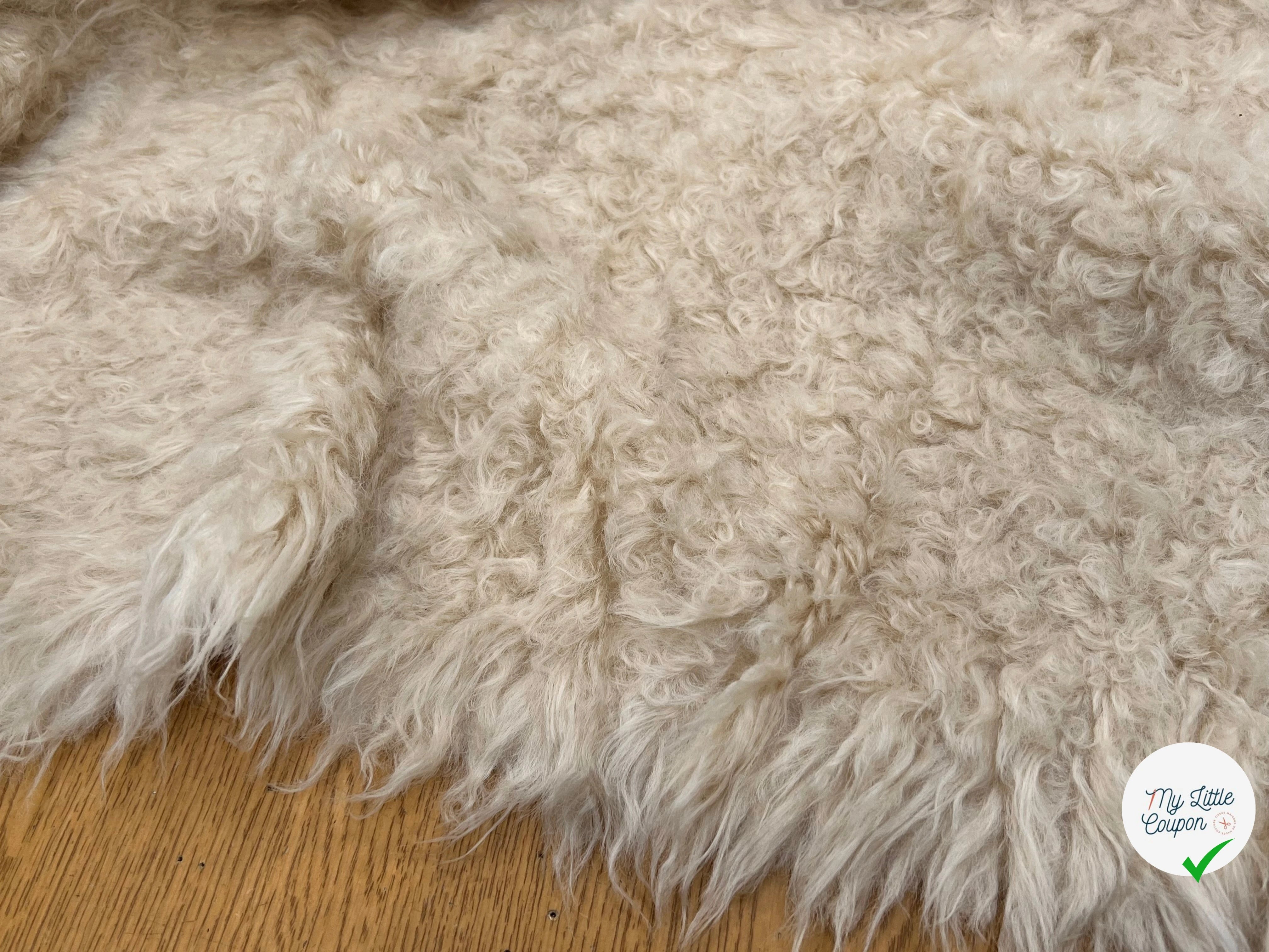 FAUSSE FOURRURE ÉCRU 140CM - My Little Coupon