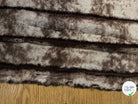 FAUSSE FOURRURE RAYURE MARRON ET BEIGE FONCÉ - My Little Coupon