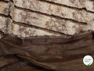 FAUSSE FOURRURE RAYURE MARRON ET BEIGE FONCÉ - My Little Coupon